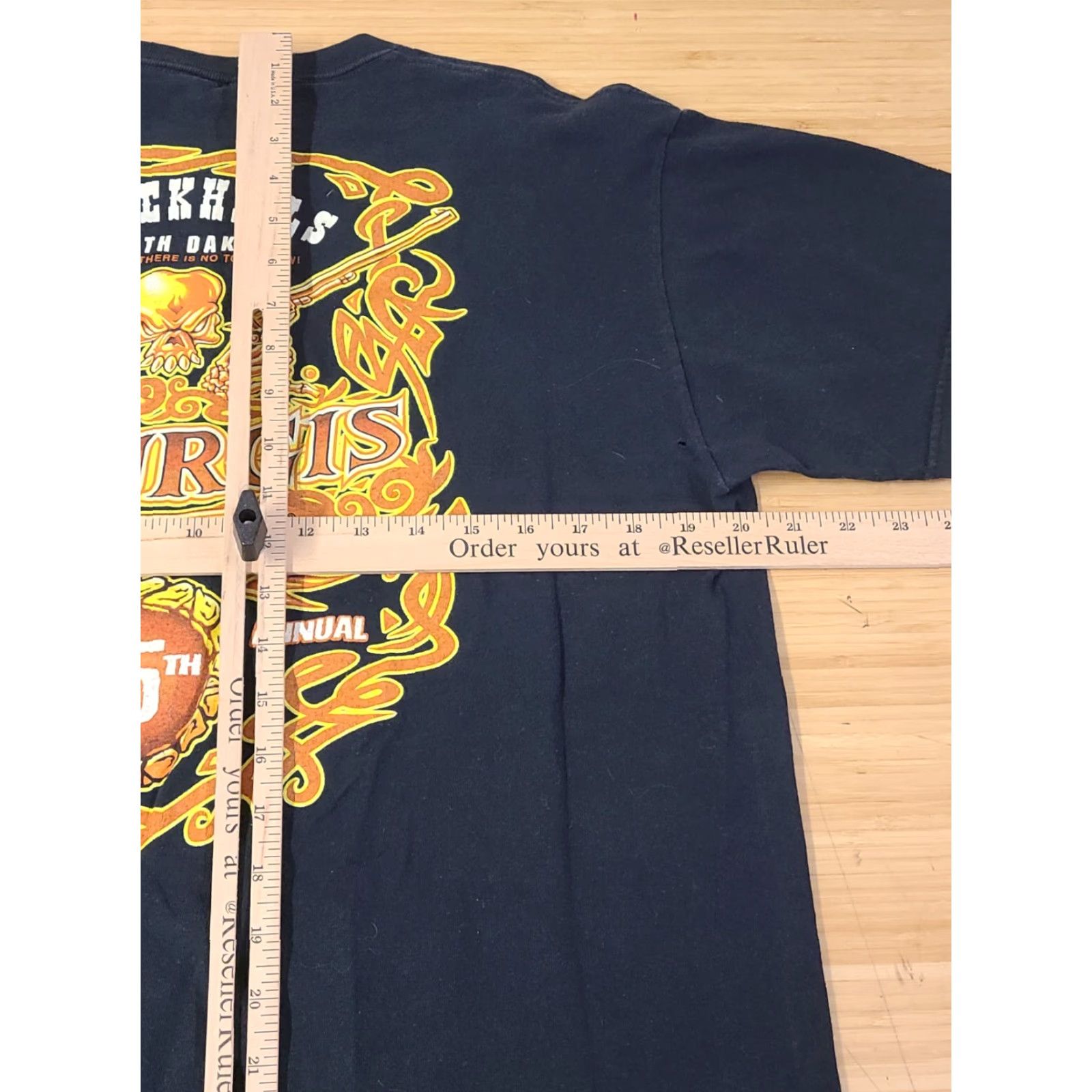 Fruit Of The Loom Sturgis Bike Week 2005 Black Mens T-Shirt L Vintage Fruit of the Loom Shirt Men 90s Biker Motorcycle Short Sleeve Crew Neck Logo Print Regular Fit Size US L / EU 52-54 / 3 - 7 Thumbnail