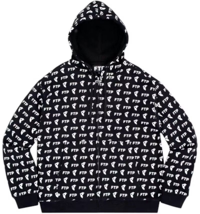 FUCT × Fuck The Population × Vintage Fuct Logo Zip Hoodie