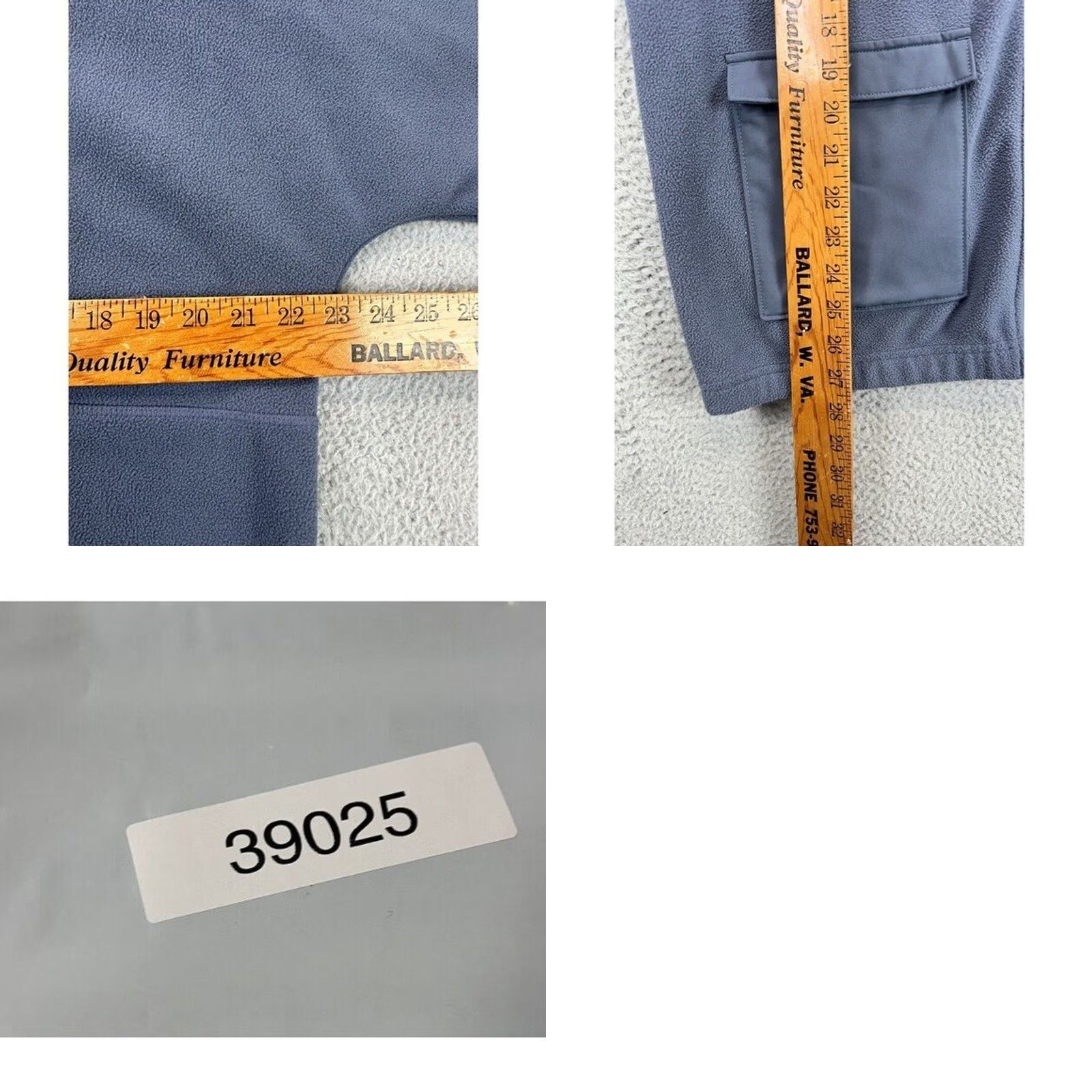 Vintage Homage Jacket Mens Medium Blue Full Zip Jacket Mock Neck Long Sleeve Pocket Size US M / EU 48-50 / 2 - 8 Thumbnail