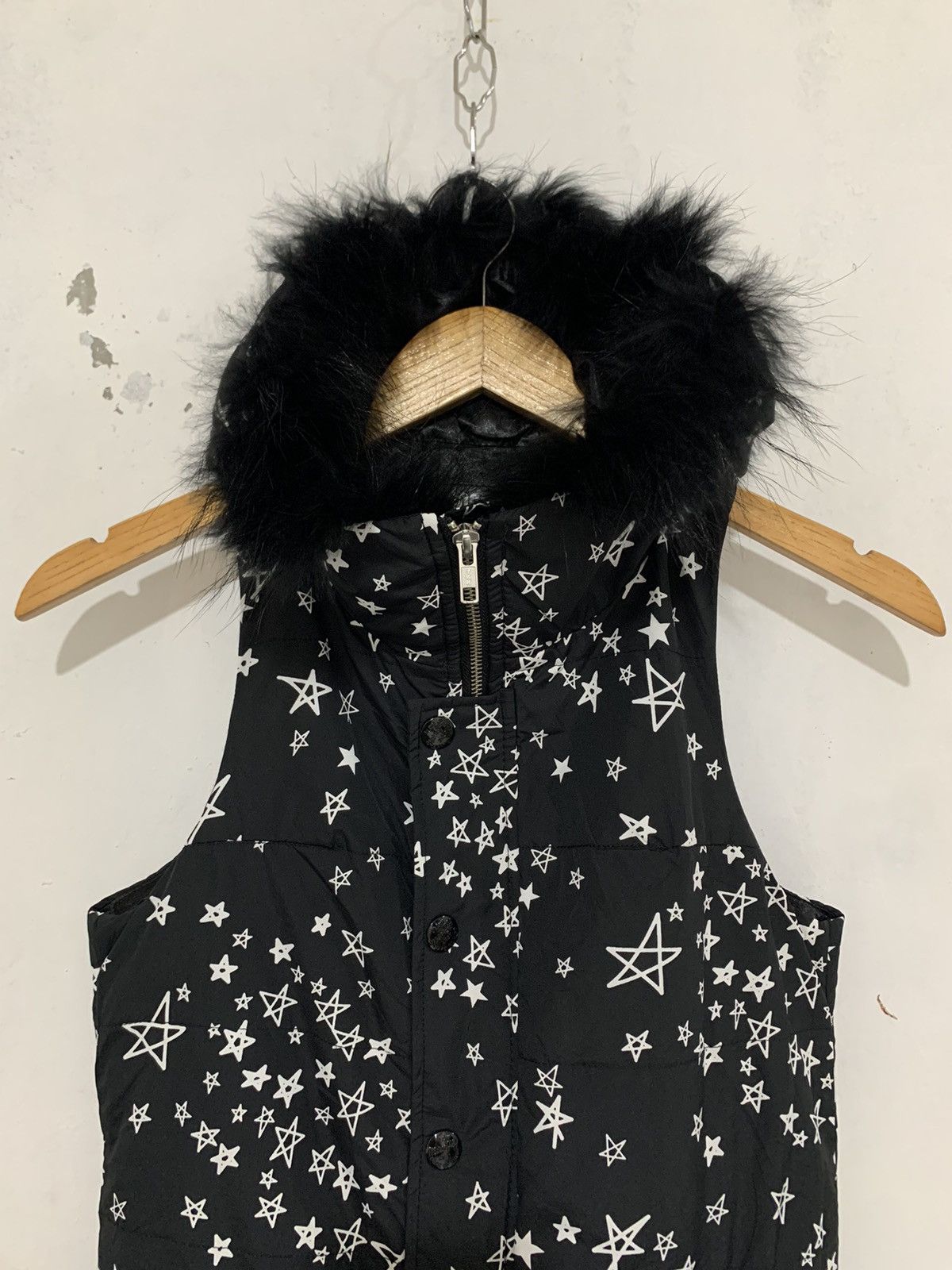 If Six Was Nine × Japanese Brand × Le Grande Bleu (L.G.B.) Maison gilfy racoon fur long vest Size S / US 4 / IT 40 - 3 Thumbnail