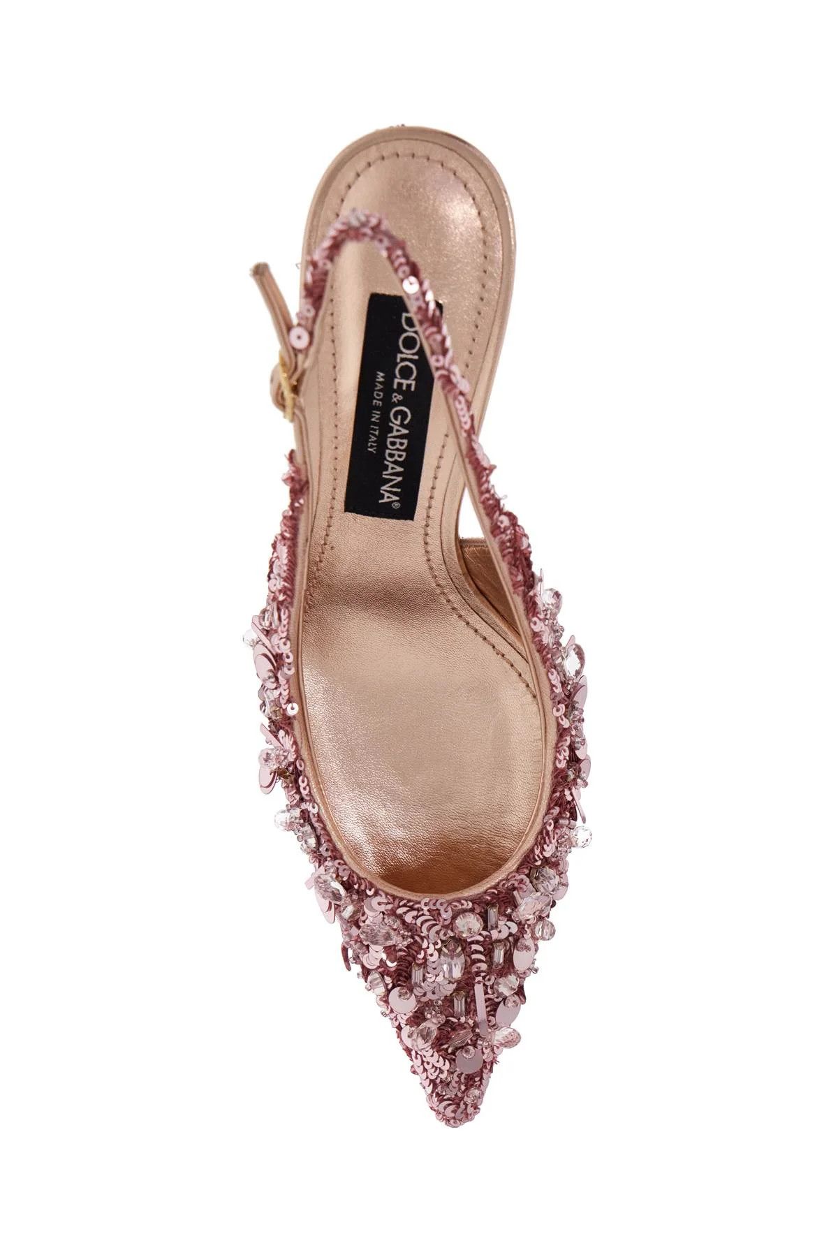 Dolce & Gabbana o1s22i1n0225 Slingback Pumps in Pink Size US 9 / IT 39 - 2 Thumbnail