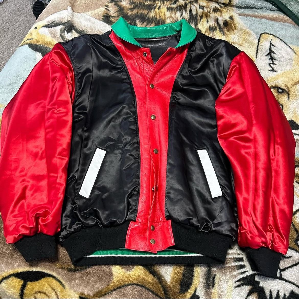 Jeff Hamilton RARE Jeff Hamilton Bulls 1991 Championship leather jacket Size US XL / EU 56 / 4 - 2 Thumbnail