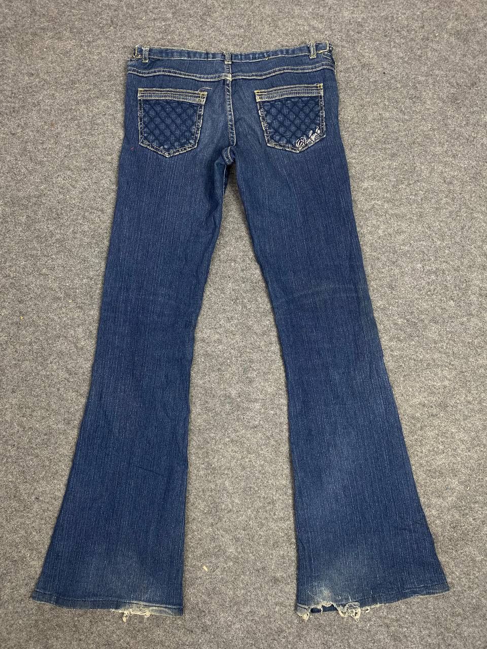 Vintage focus design by italy bootcut flare denim nice design Size 33" - 1 Thumbnail