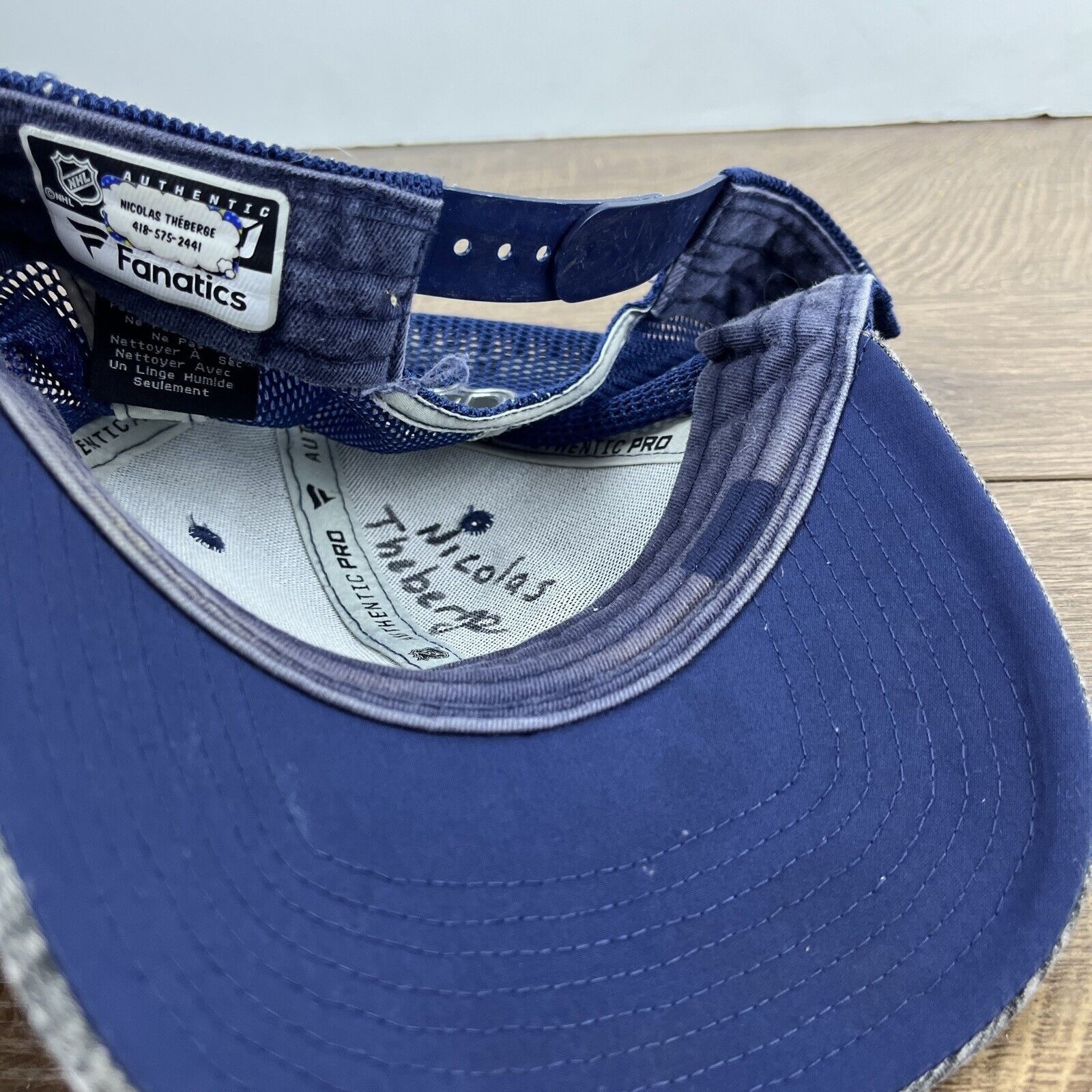 Other Washington Capitals NHL Hat Fanatics Blue Hat Adjustable Blu Size ONE SIZE - 16 Thumbnail