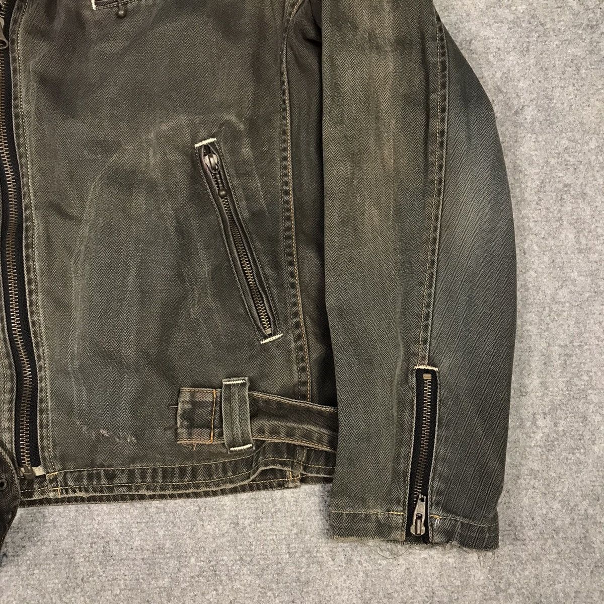 Edwin × If Six Was Nine × Tornado Mart DOUBLE COLLAR BLACK FADED EDWIN JAPAN PUNK STYLE JACKET Size US M / EU 48-50 / 2 - 4 Thumbnail