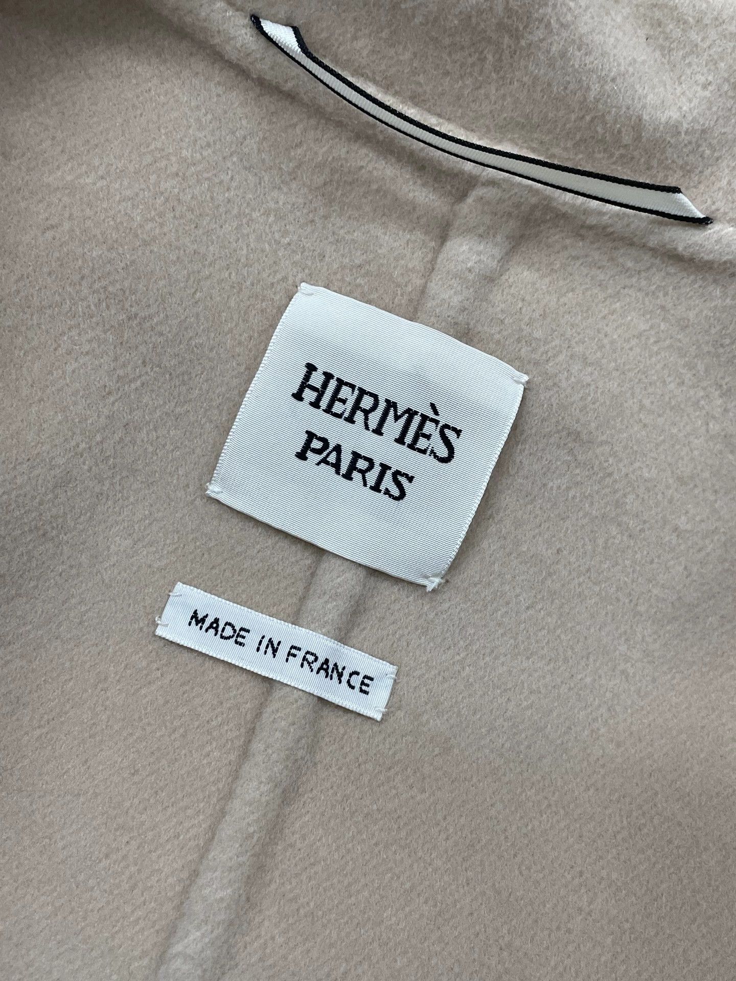 Hermes Hermes 25SS Yellow Colorblock Cashmere Coat FR36 Size XS / US 0-2 / IT 36-38 - 3 Thumbnail