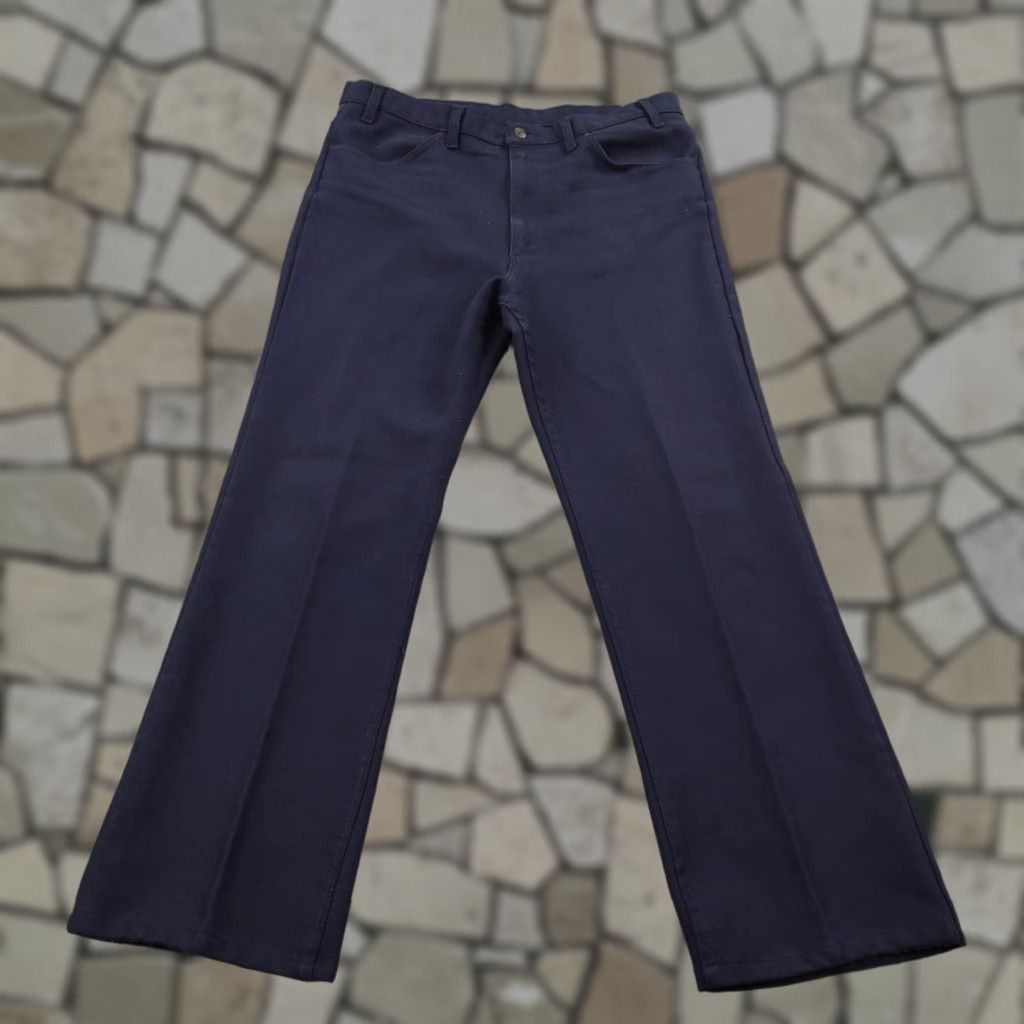 Levi's VINTAGE Levi's Pants Mens 38x32 Blue Chino Straight Leg Black Tab Disco 70s Size US 38 / EU 54 - 1 Thumbnail