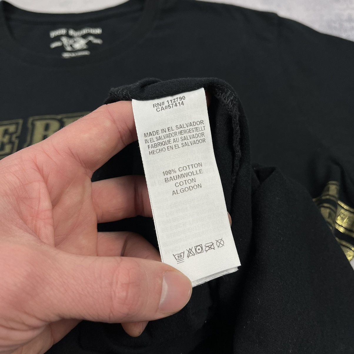 True Religion Vintage True Religion y2k big logo gold buddha tee 90’s Size US L / EU 52-54 / 3 - 11 Thumbnail