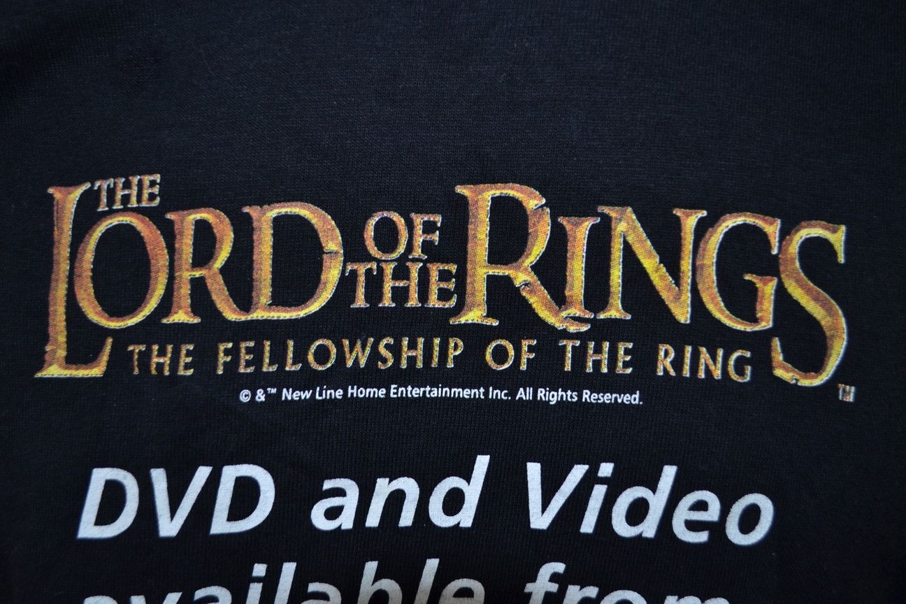 Vintage 2002 The Lord of the Rings The Fellowship of the Ring tee Size US L / EU 52-54 / 3 - 6 Thumbnail