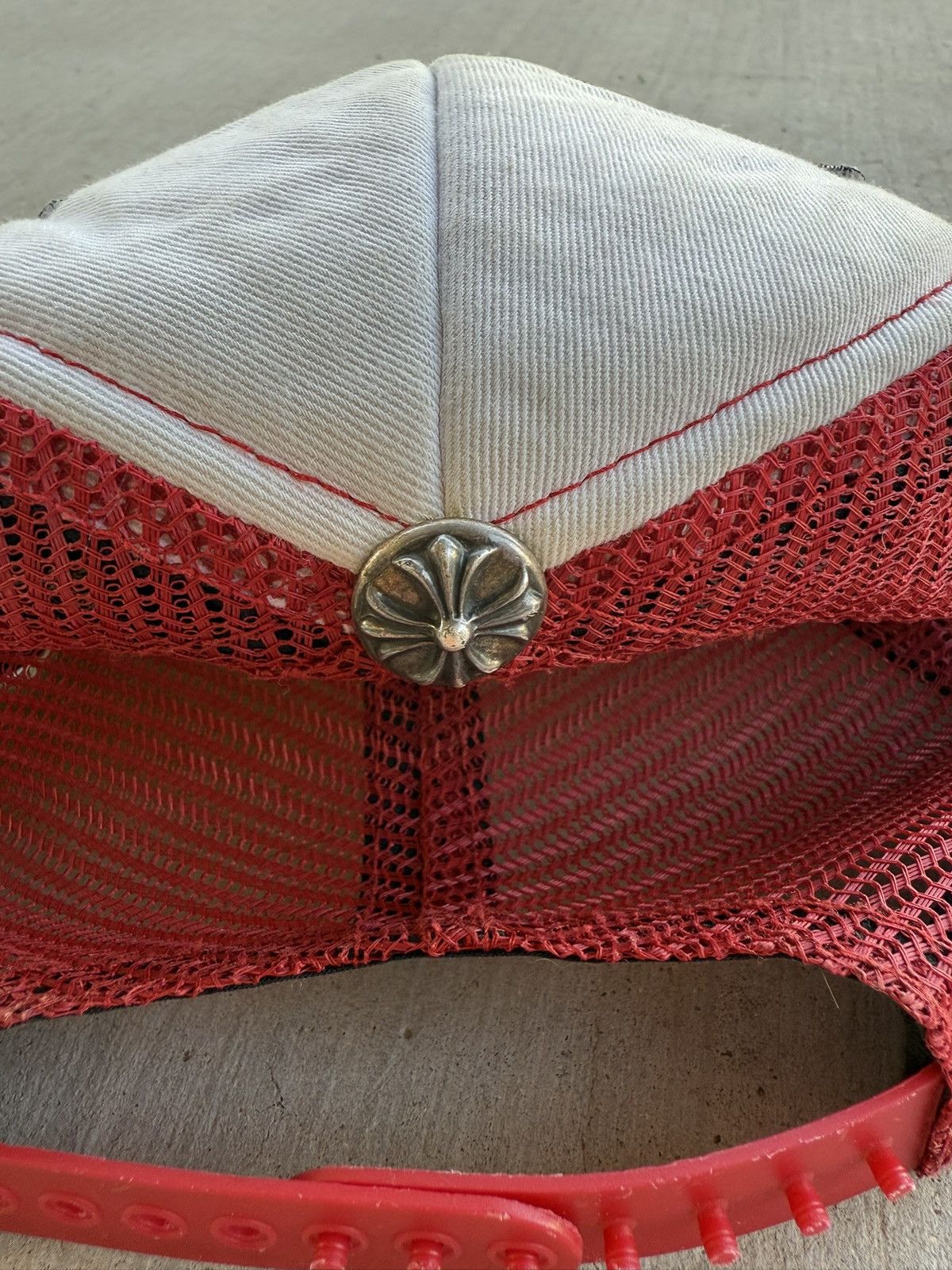 Chrome Hearts Early 2000s Chrome Hearts “FUCK” Trucker Hat — Rare Colorway Size ONE SIZE - 5 Thumbnail