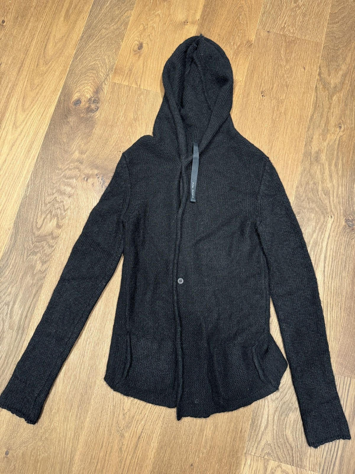 image of Poeme Bohemien Hooded Sweater in Black, Men's (Size Medium)