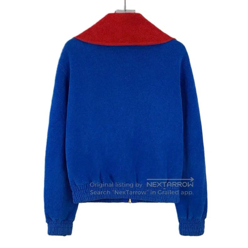Louis Vuitton Louis Vuitton Navy logo cotton lapel zip-up long-sleeve ja Size US S / EU 44-46 / 1 - 2 Thumbnail