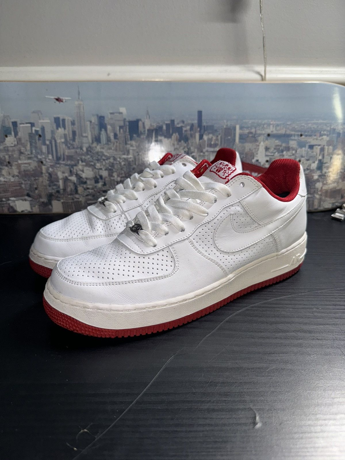 Nike × Vintage VINTAGE Y2K 2005 Nike Air Force 1 Jamaica Drum Island Size US 9.5 / EU 42-43 - 1 Thumbnail