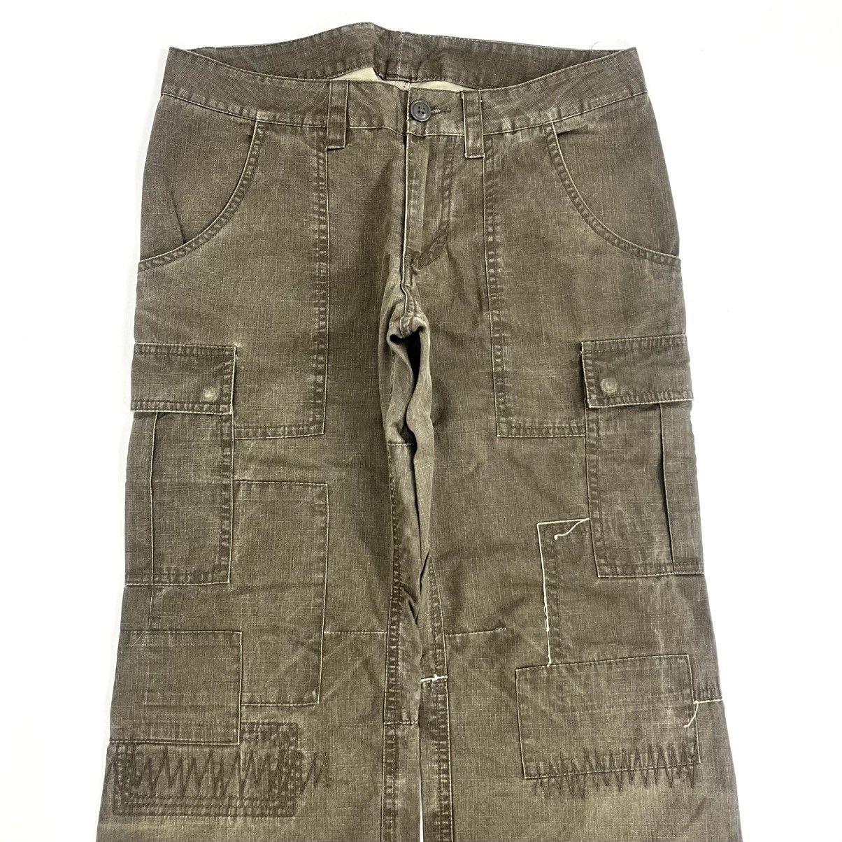 291295=Homme Vintage 291295=Homme Bondage Punk Patchwork Cargo Panta Size US 30 / EU 46 - 2 Thumbnail