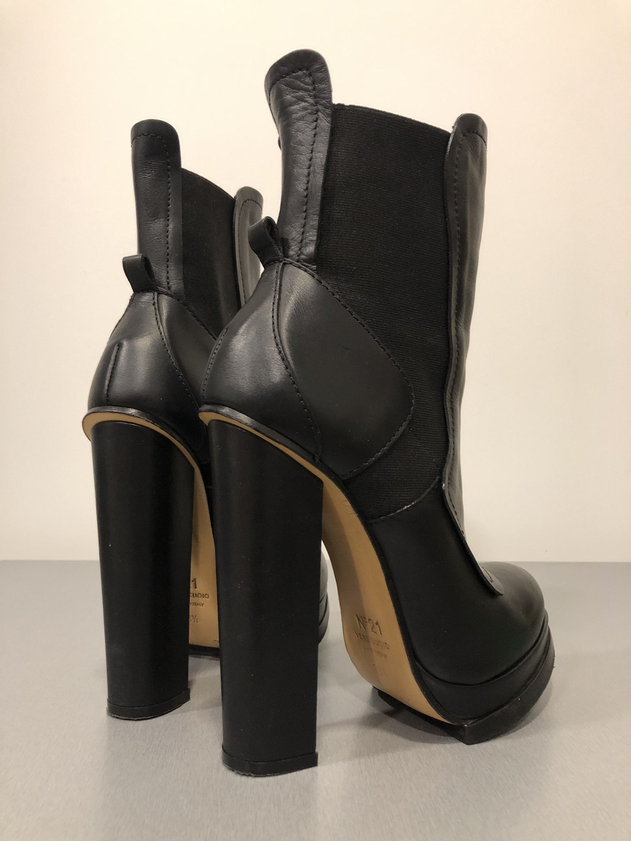 N21 INCREDIBLE N21 ORIGINAL ANKLE BOOTS, SIZE 39, HIGH HEEL Size US 8.5 / IT 38.5 - 7 Thumbnail
