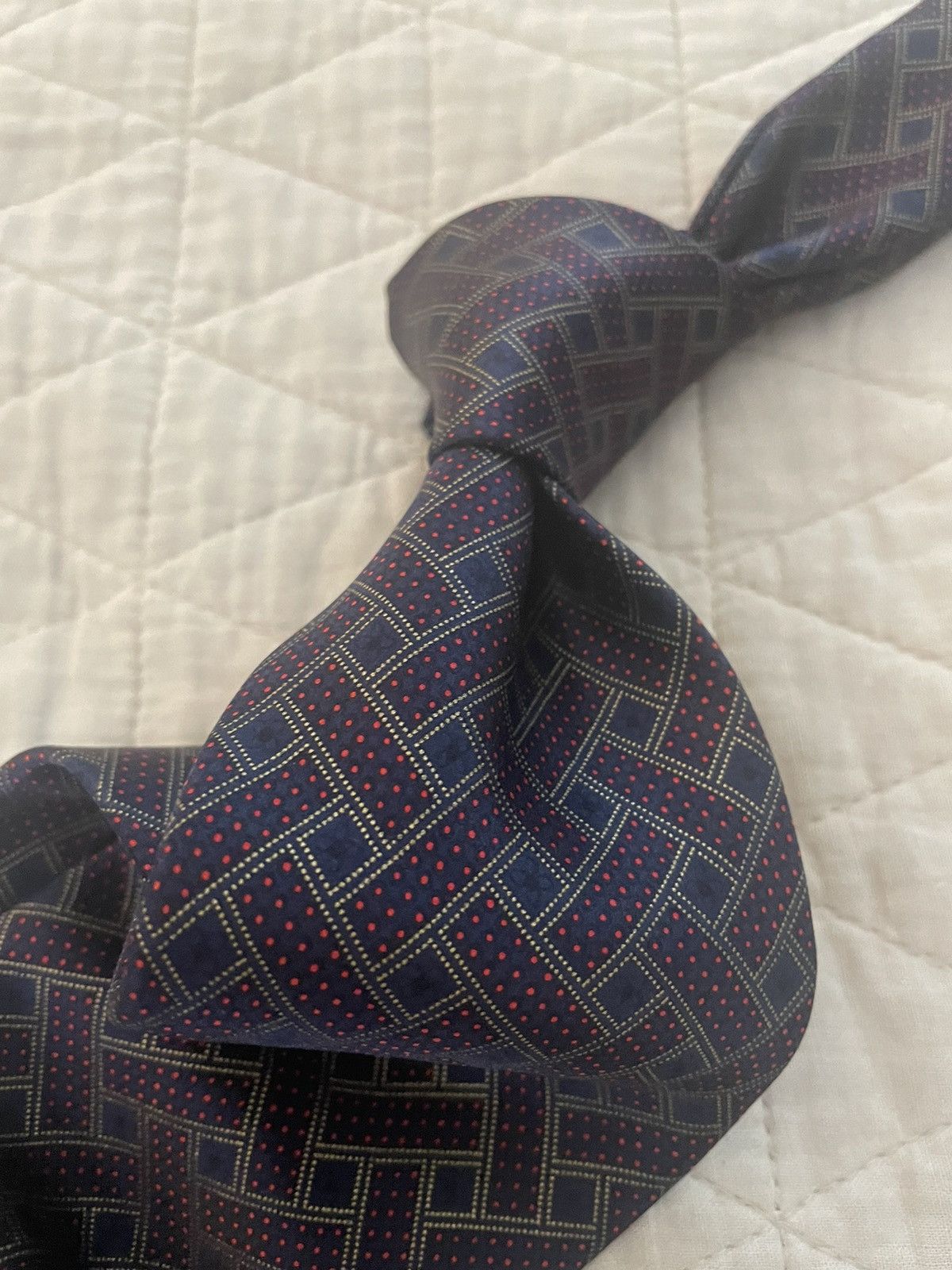 Stefano Ricci Stefano Ricci Print Woven Silk Power Necktie Size ONE SIZE - 3 Thumbnail