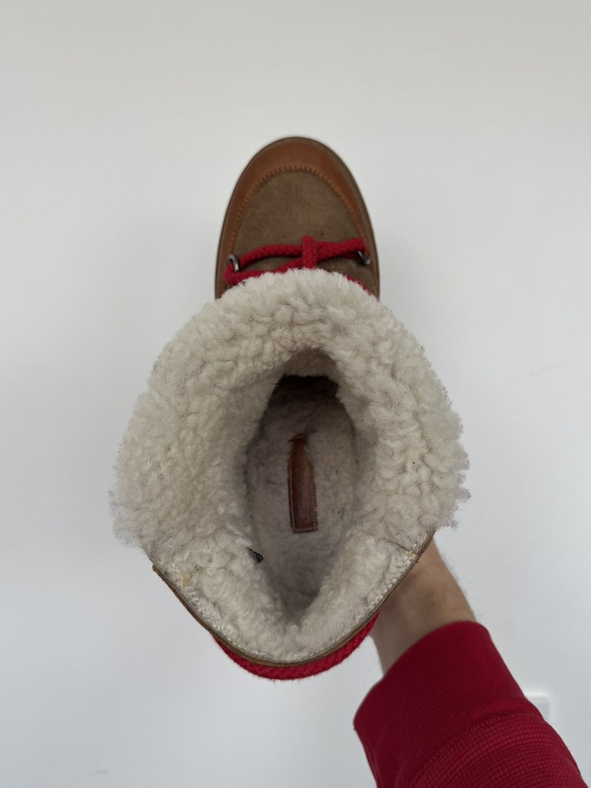 Isabel Marant Isabel Marant Nowles Wedge Snow Boots | Shearling & Leather Size US 9.5 / IT 39.5 - 5 Thumbnail
