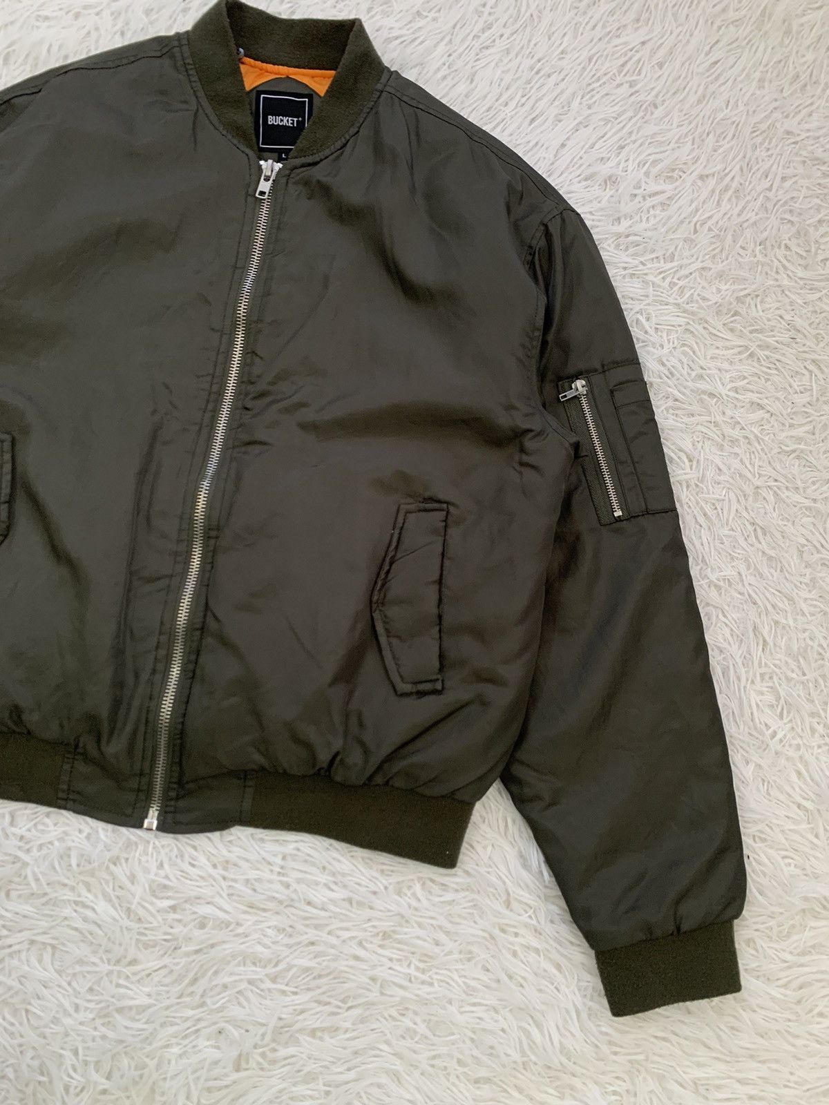 Japanese Brand Bucket Bomber Jacket Size US L / EU 52-54 / 3 - 4 Thumbnail