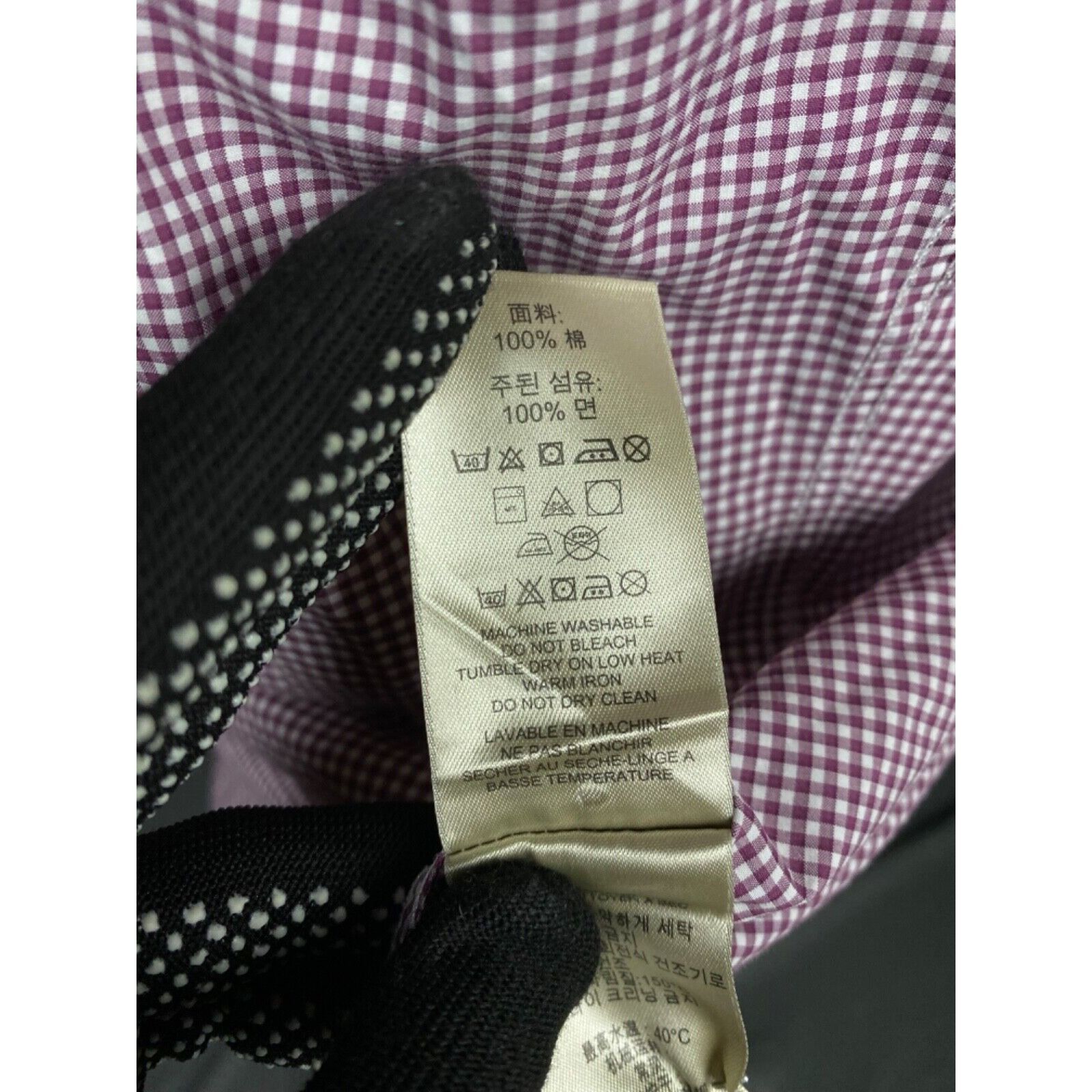 Burberry Burberry Small Logo Men's Red White Checked Longsleeve Shirt Size US L / EU 52-54 / 3 - 14 Thumbnail