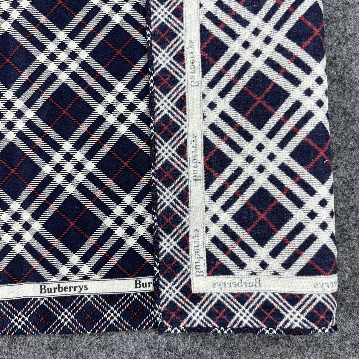 Burberry × Vintage Handkerchief # E029 # Bandana # Neckerchief Size ONE SIZE - 3 Thumbnail