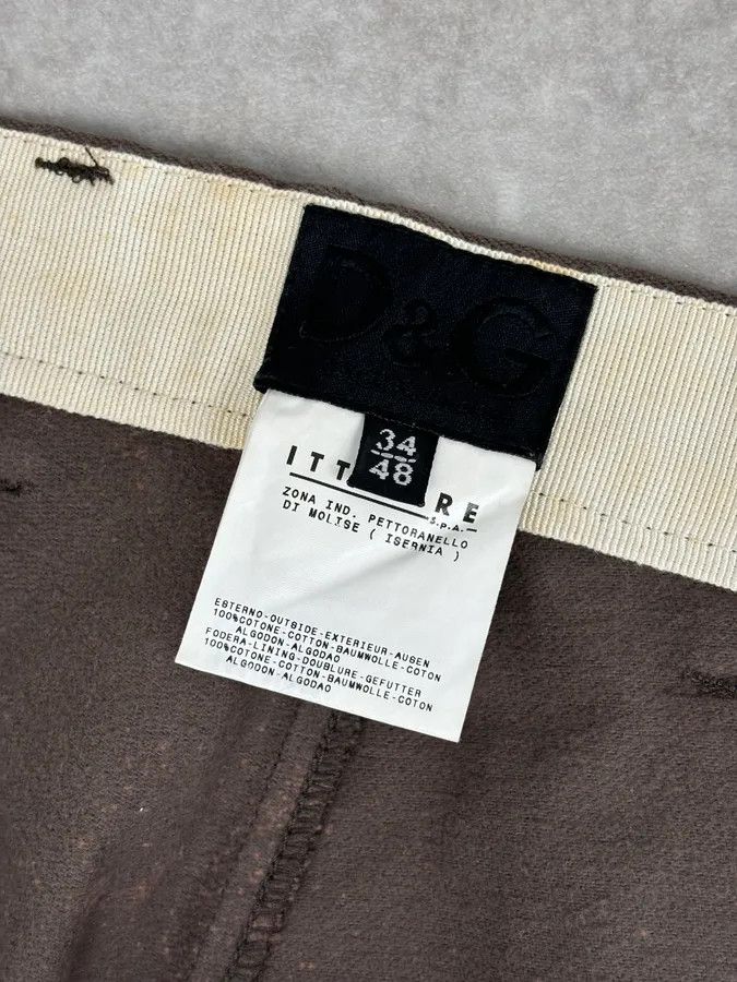 Dolce & Gabbana SS2008 Dolce & Gabbana Brown Archive Utility Cargo Pants Size US 32 / EU 48 - 12 Thumbnail