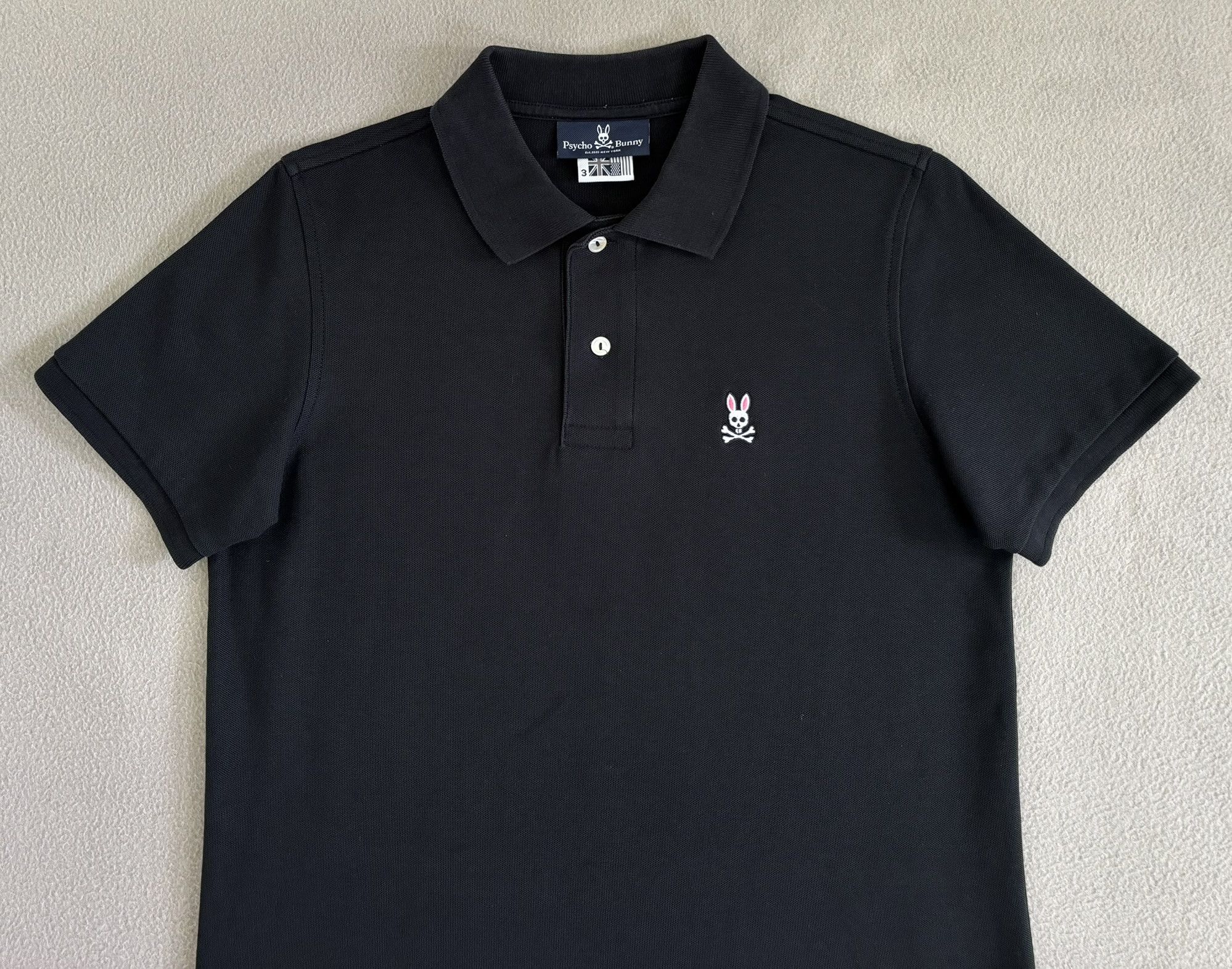 Psycho Bunny Psycho Bunny Black Polo Small Size US S / EU 44-46 / 1 - 6 Thumbnail