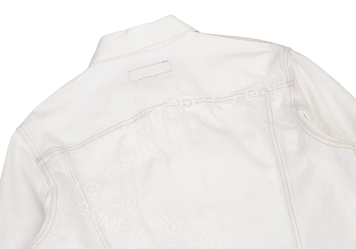 Junya Watanabe White 3rd Dyed Corsocomo Print Denim Jacket L Size US L / EU 52-54 / 3 - 2 Thumbnail