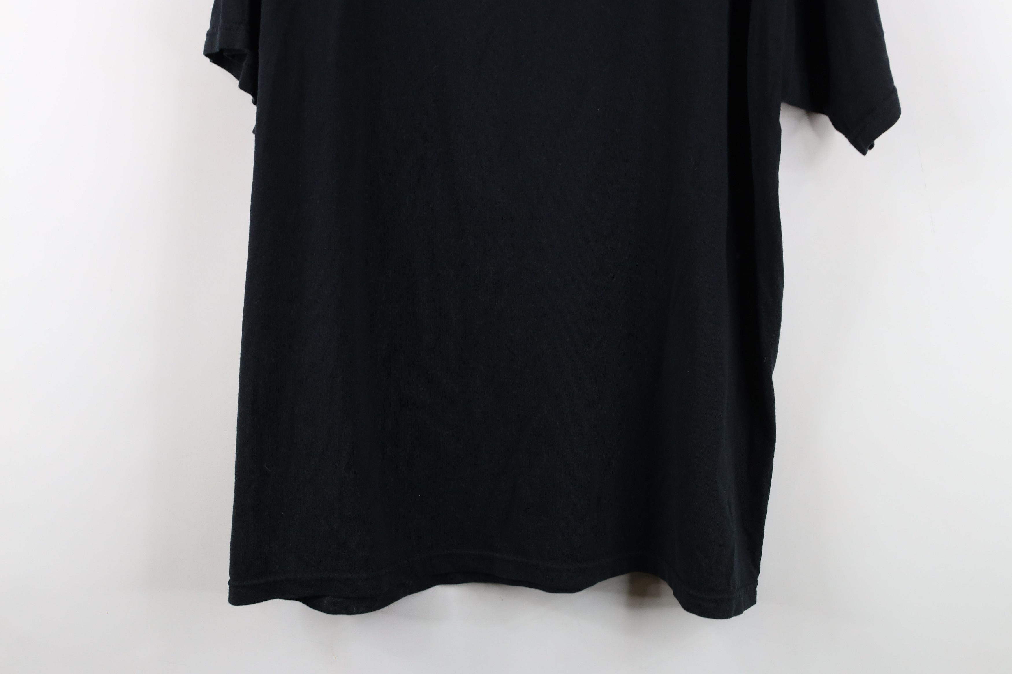 Vintage Vintage 90s Y2K Streetwear Blank Heavyweight T-Shirt Black Size US XL / EU 56 / 4 - 14 Thumbnail