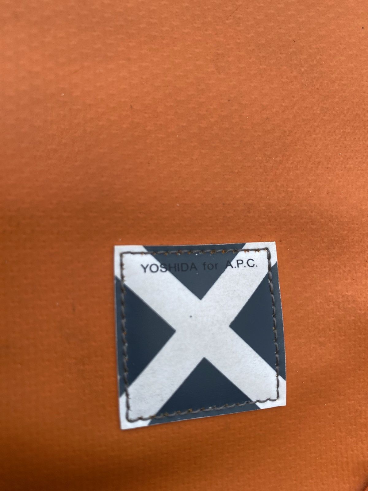 Porter A.P.C Yoshida Luggage Label Shoulder Bag Orange Color Size ONE SIZE - 9 Thumbnail
