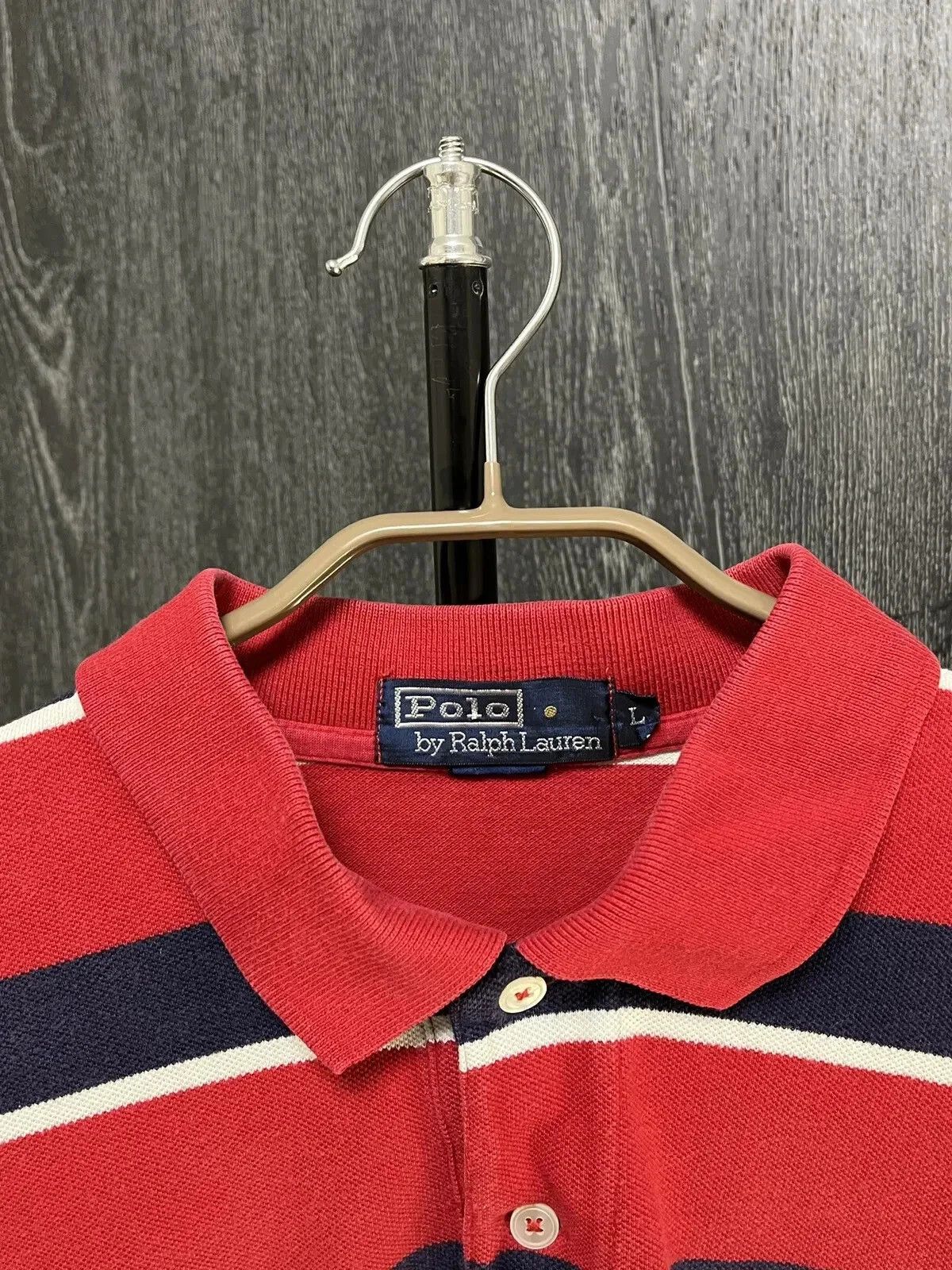 Polo Ralph Lauren Polo Ralph Lauren Striped Vintage T Shirt Size US L / EU 52-54 / 3 - 3 Thumbnail