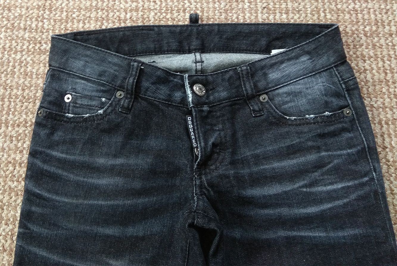 Dsquared2 Dsquared2 Zip Ankle Women's Denim Jeans made in Italy sz 38 Size 26" / US 2 / IT 38 - 4 Thumbnail