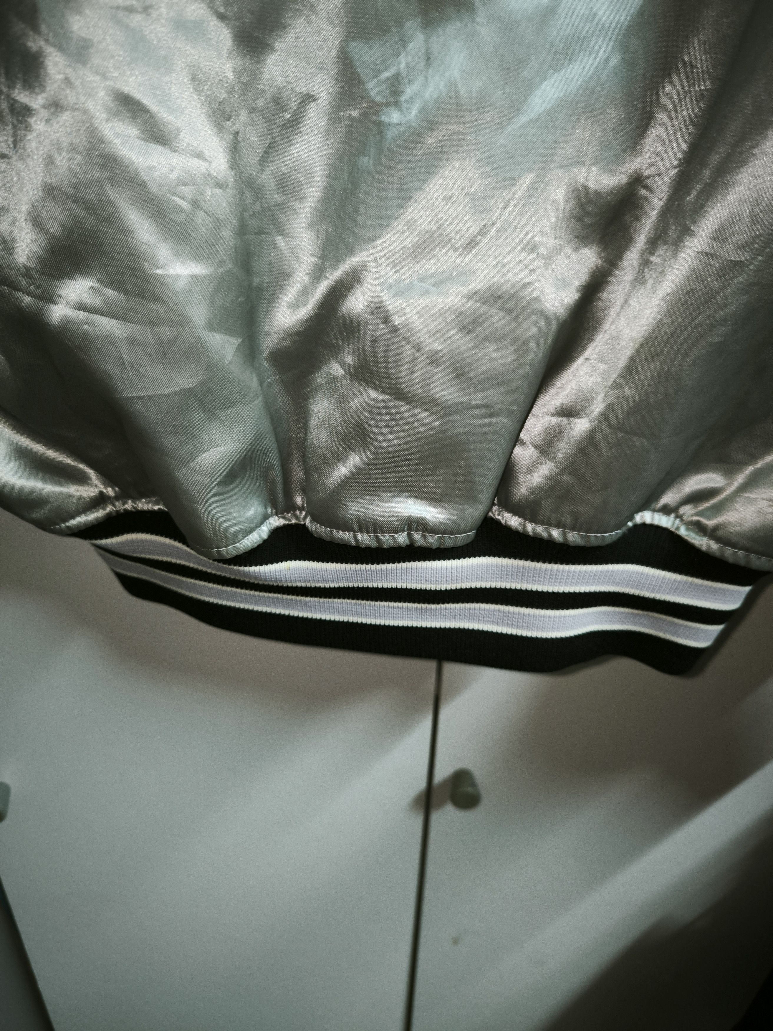 Howe × Vintage 80s Denville Tornados Satin Bomber Jacket Size US M / EU 48-50 / 2 - 10 Thumbnail