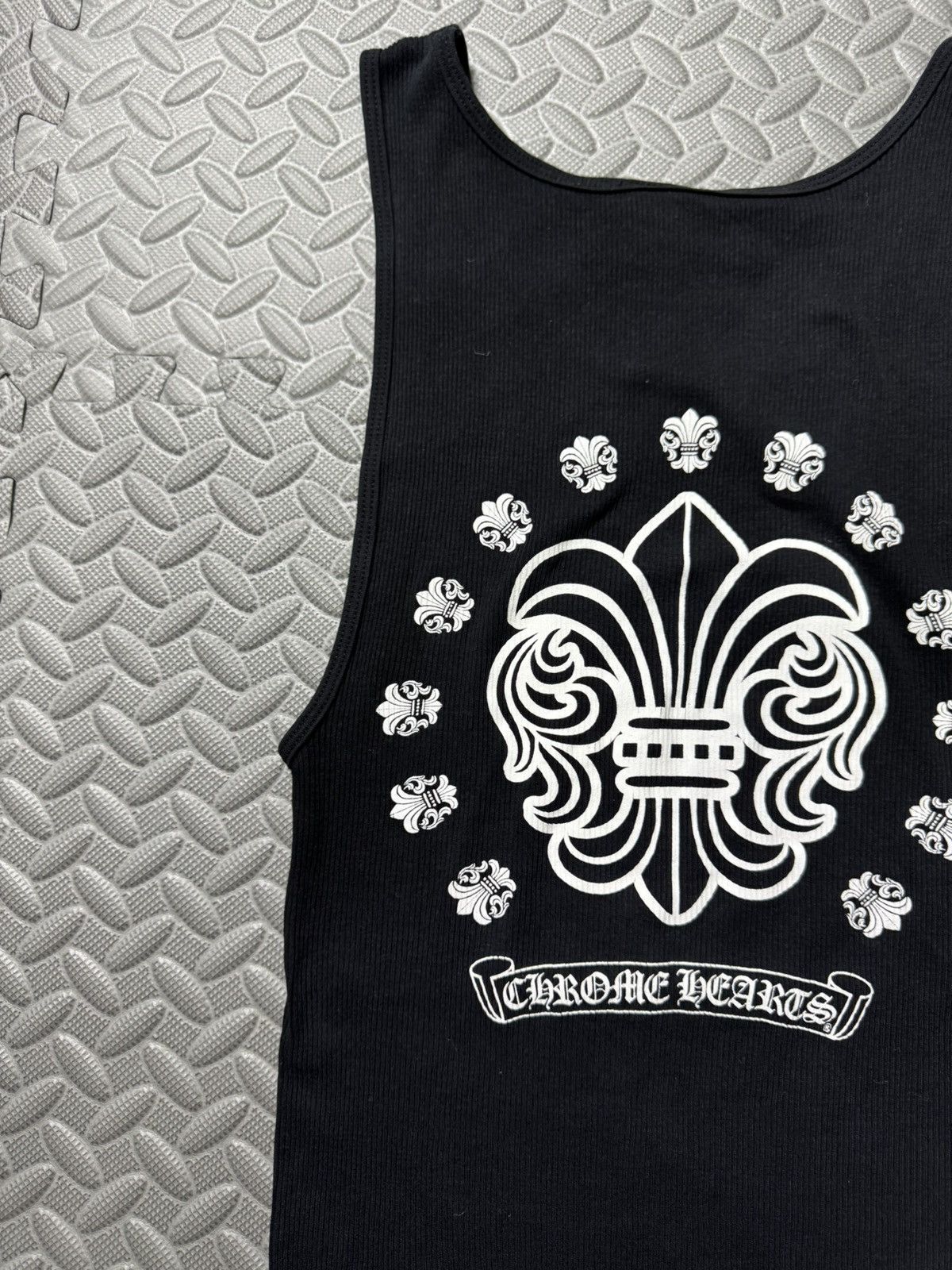 Chrome Hearts RARE! FLEUR DE LIS RIBBED TANKTOP Size US L / EU 52-54 / 3 - 5 Thumbnail