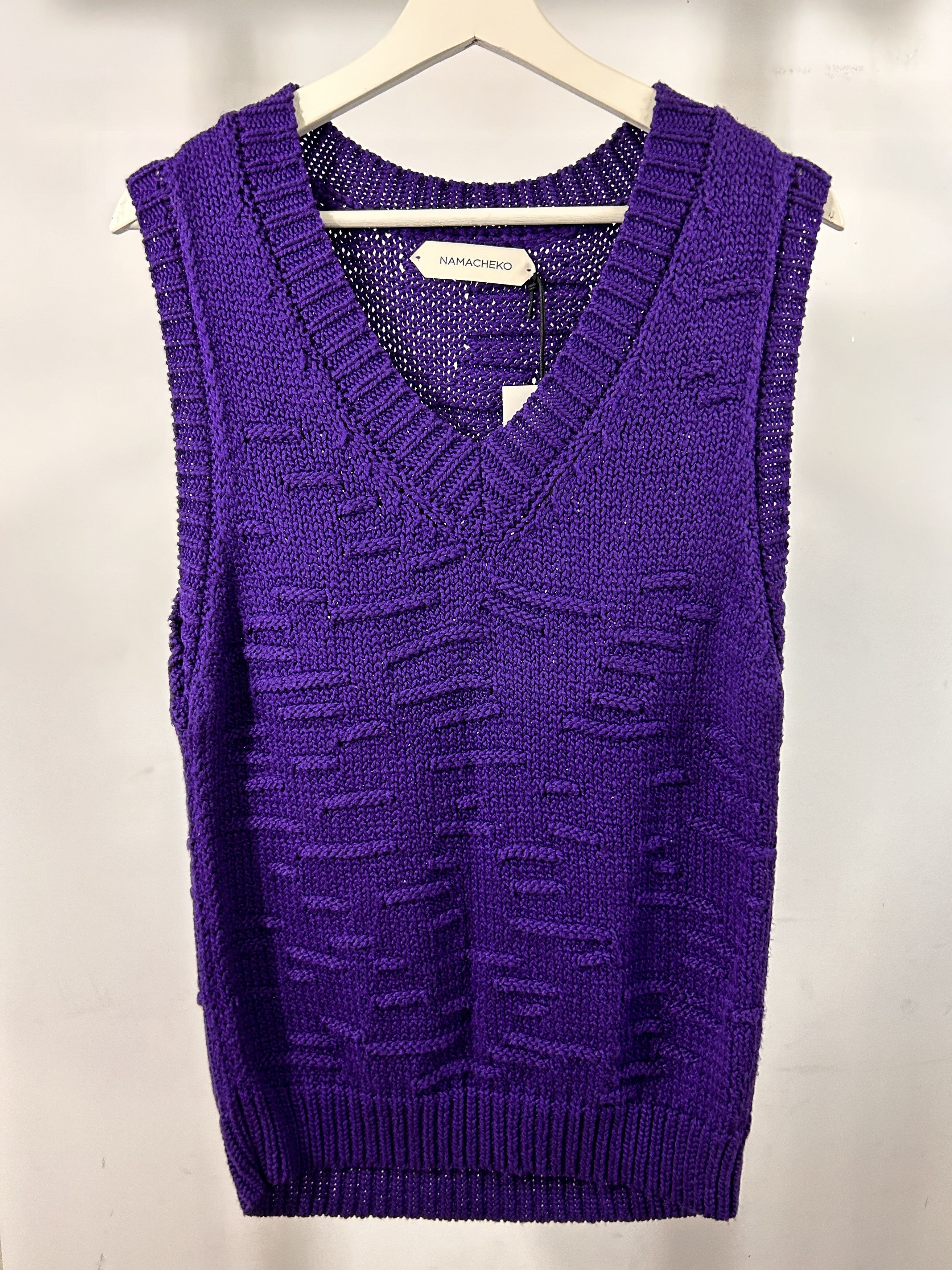 Namacheko azna vest パープル Namacheko Namacheko Arno Vest Purple | Grailed