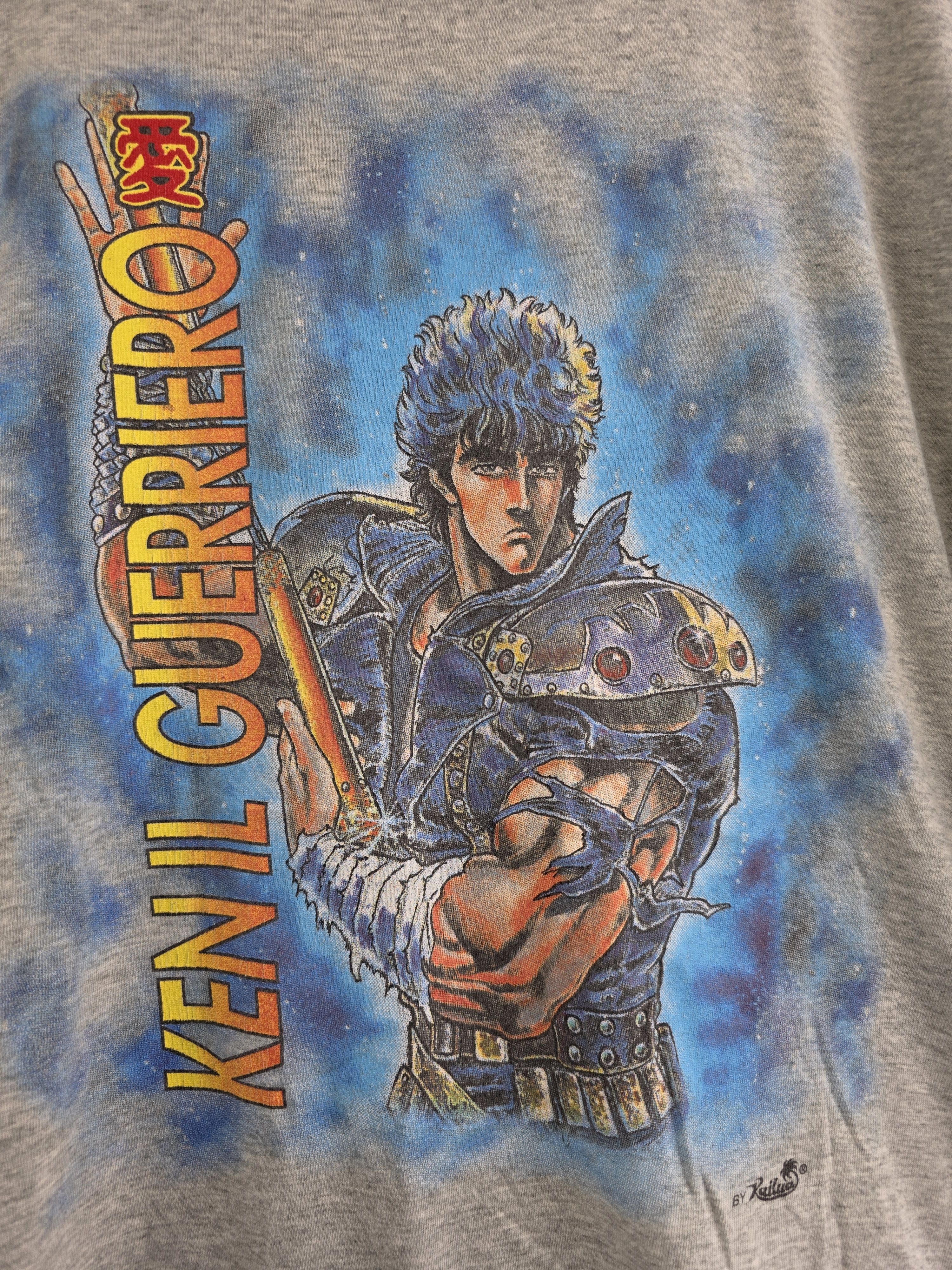 Anime 90s Kenshiro Hokuto no ken Fist of the north star Anime Tee Size US XL / EU 56 / 4 - 3 Thumbnail