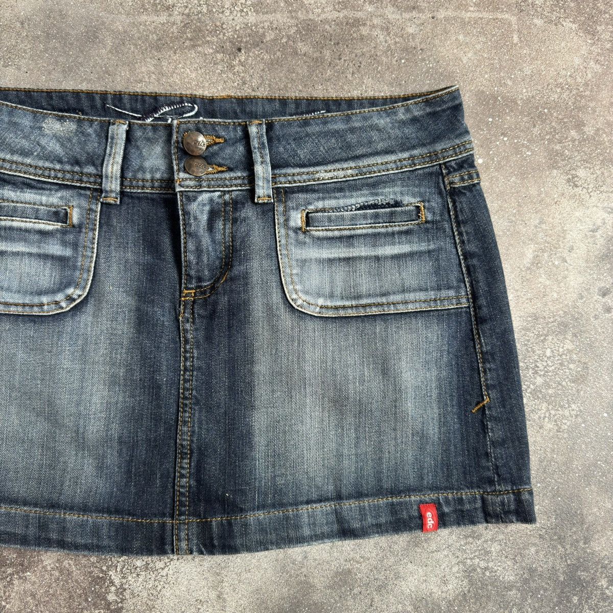 Hysteric Glamour × Japanese Brand Avant Garde Multipocket Y2K Denim Skirt Size 32" / US 10 / IT 46 - 4 Thumbnail