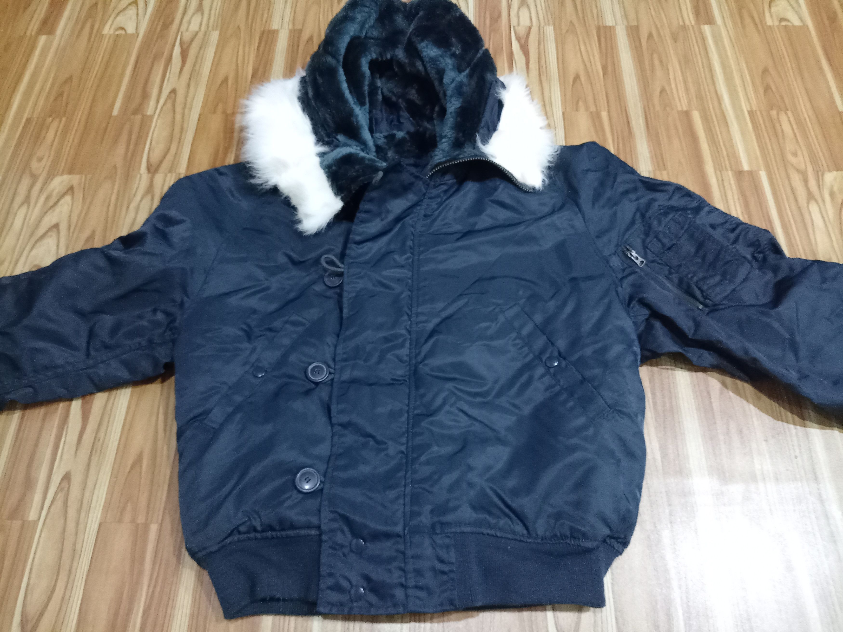 Vintage Vintage jacket flying attached hood bombers jacket Size US M / EU 48-50 / 2 - 1 Thumbnail