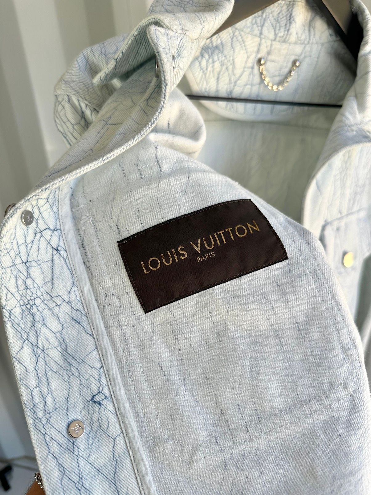 Louis Vuitton Marble Denim Jacket Size US S / EU 44-46 / 1 - 5 Thumbnail