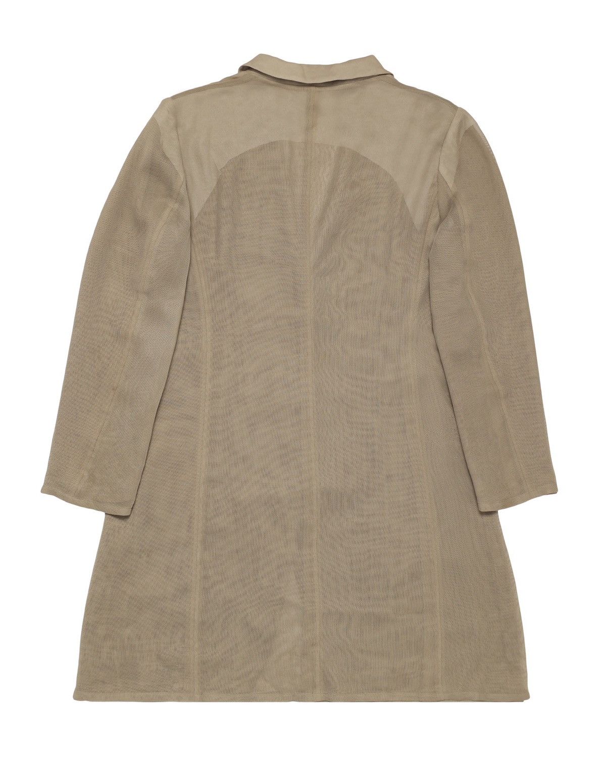 Issey Miyake Issey Miyake Sheer Mesh Long Coat Size M / US 6-8 / IT 42-44 - 2 Thumbnail