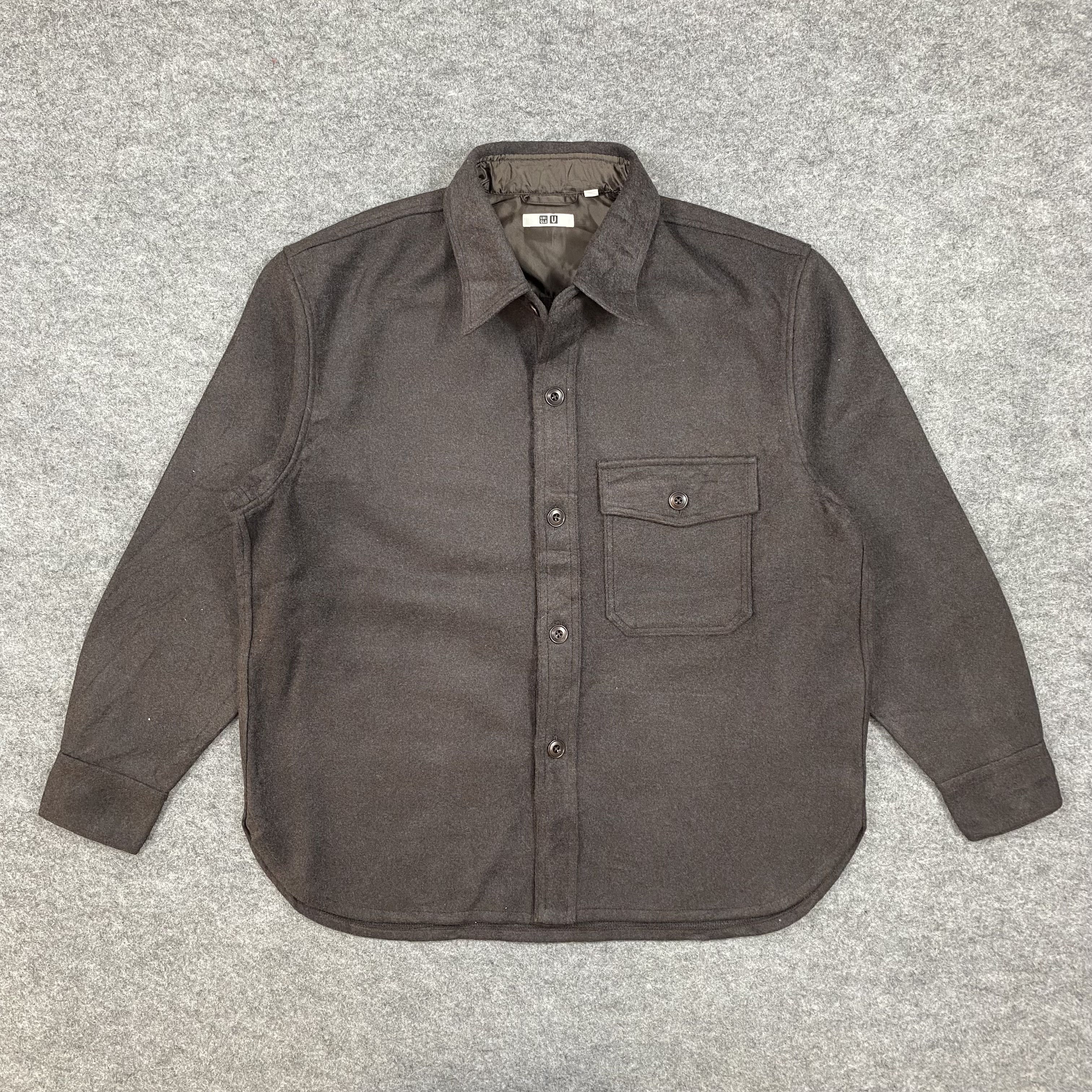 Uniqlo Uniqlo U Lemaire Wool Blended Shirt Jacket-J549 Size US L / EU 52-54 / 3 - 1 Thumbnail