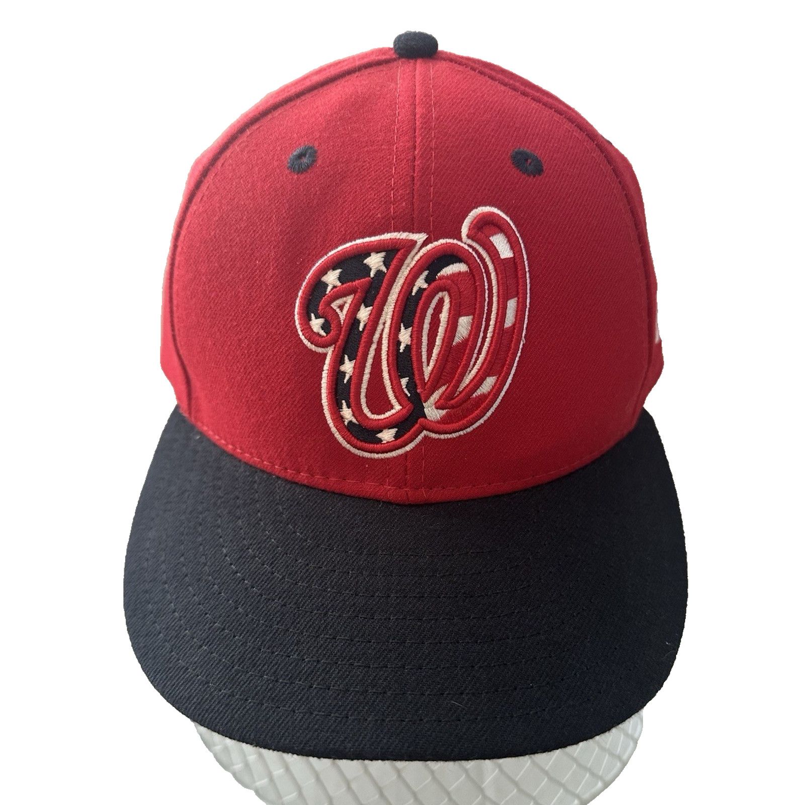 New Era New Era 59fifty Washington Nationals 7 1/4 Red USA Flag Logo Size ONE SIZE - 1 Thumbnail