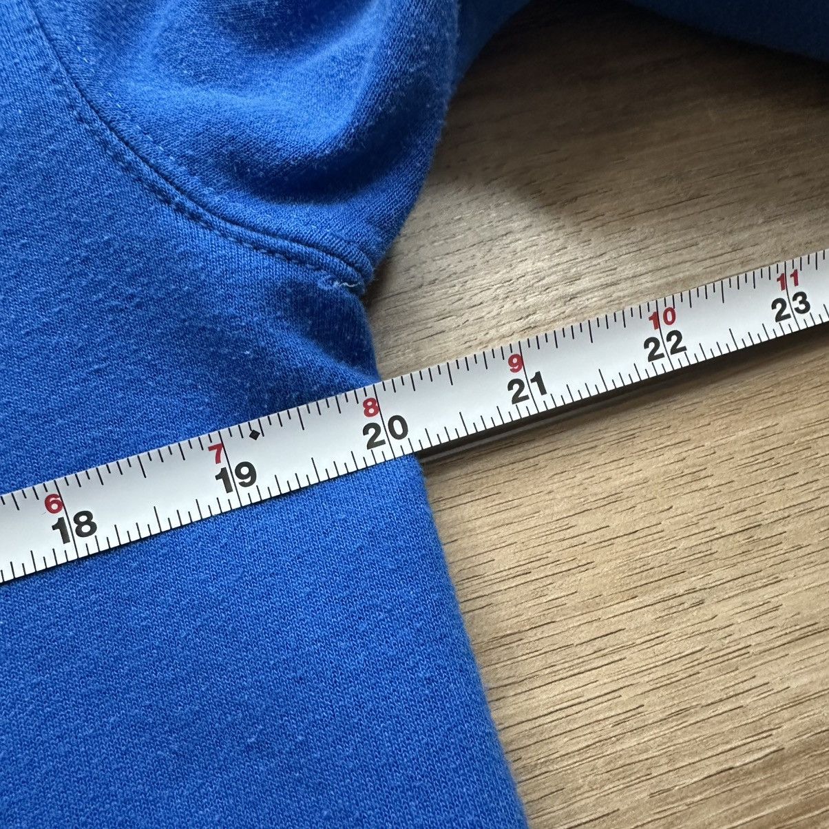 NCAA Vintage 2000s NCAA Kansas Jayhawks Blue Spell Out Hoodie Size US M / EU 48-50 / 2 - 8 Thumbnail