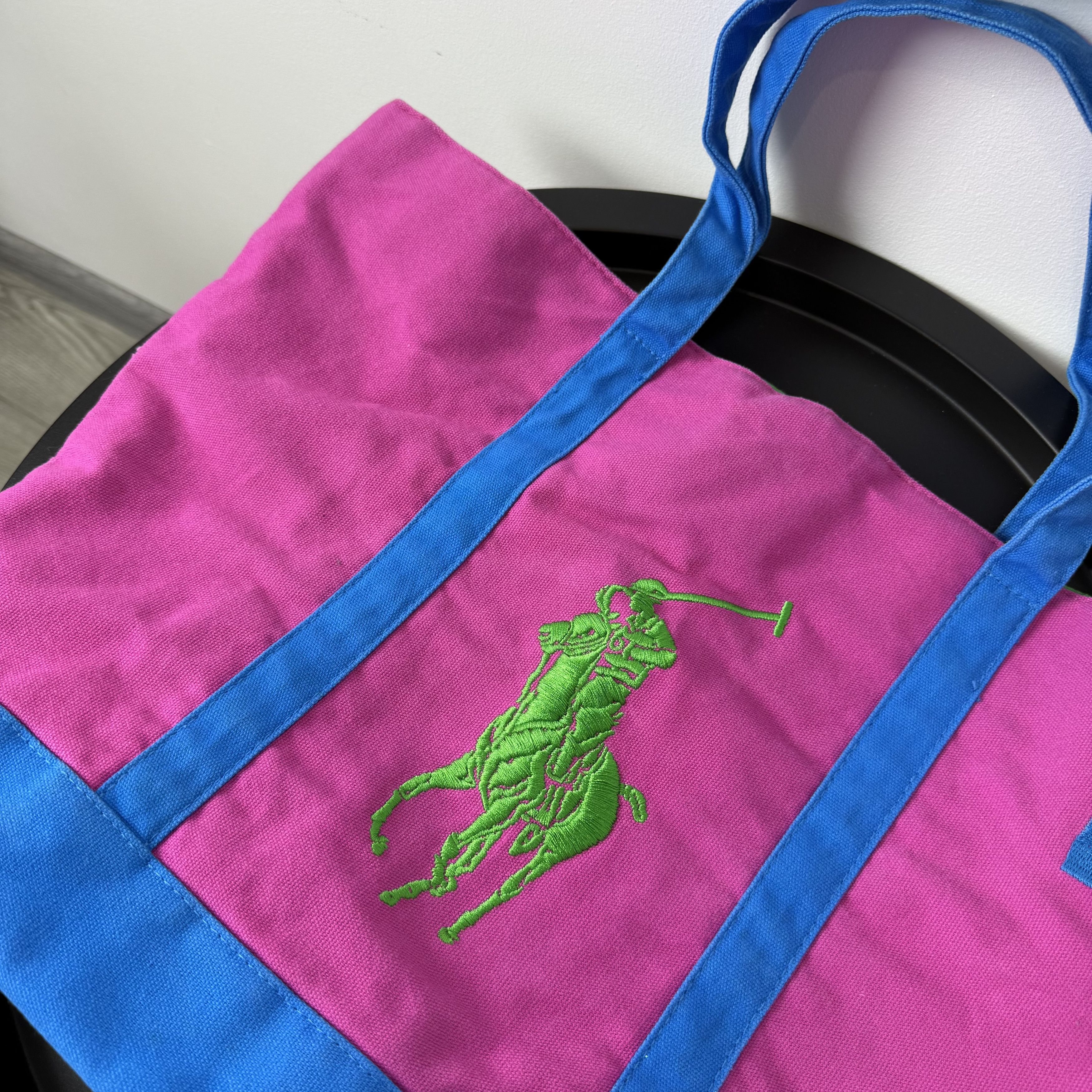 Polo Ralph Lauren Vintage Polo Ralph Lauren 90s Pink Shoulder Tote Bag Size ONE SIZE - 4 Thumbnail