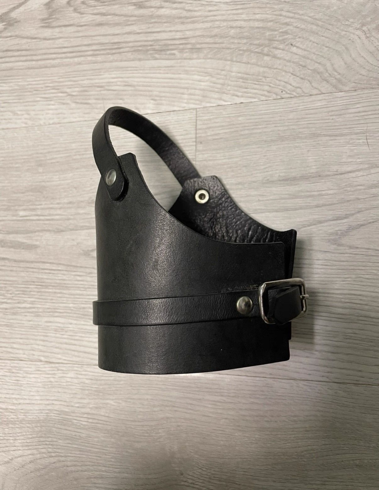 Maison Margiela Maison Martin Margiela MMM x HM Finger Loop Leather Bracelet Size ONE SIZE - 3 Thumbnail