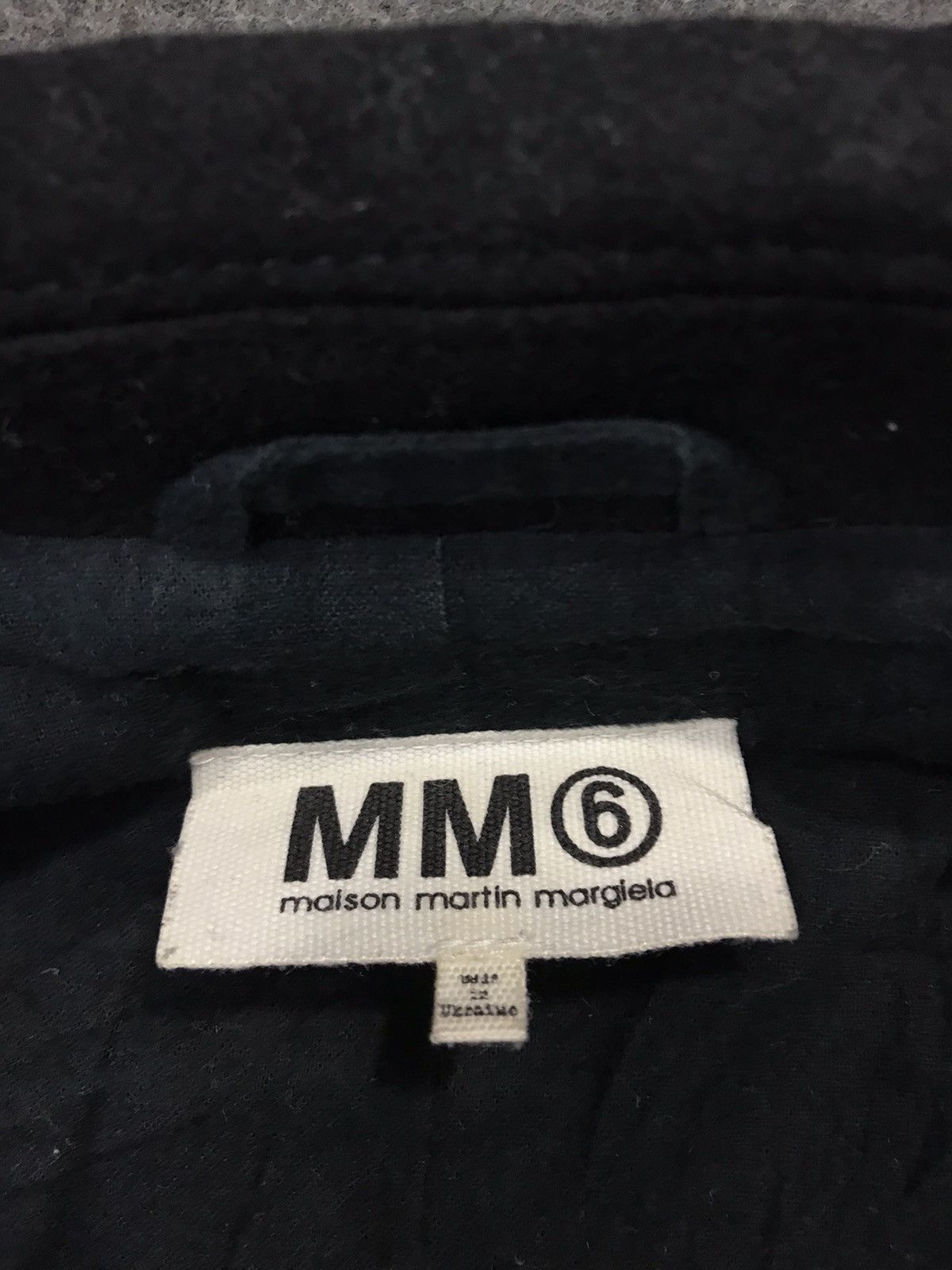 Designer × Maison Margiela Maison Martin Margiela MM6 Thick Wool Trench Coat Jacket Size US S / EU 44-46 / 1 - 7 Thumbnail