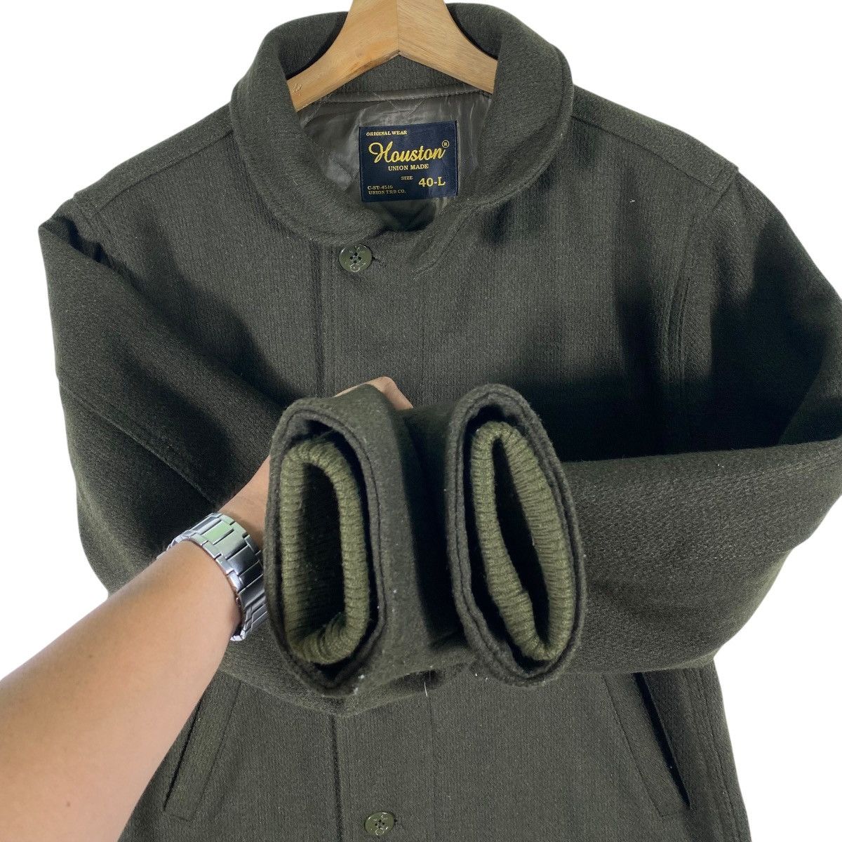 Buzz Rickson's Vintage Houston Union Made Military Wool Button/Zipper Size US L / EU 52-54 / 3 - 5 Thumbnail