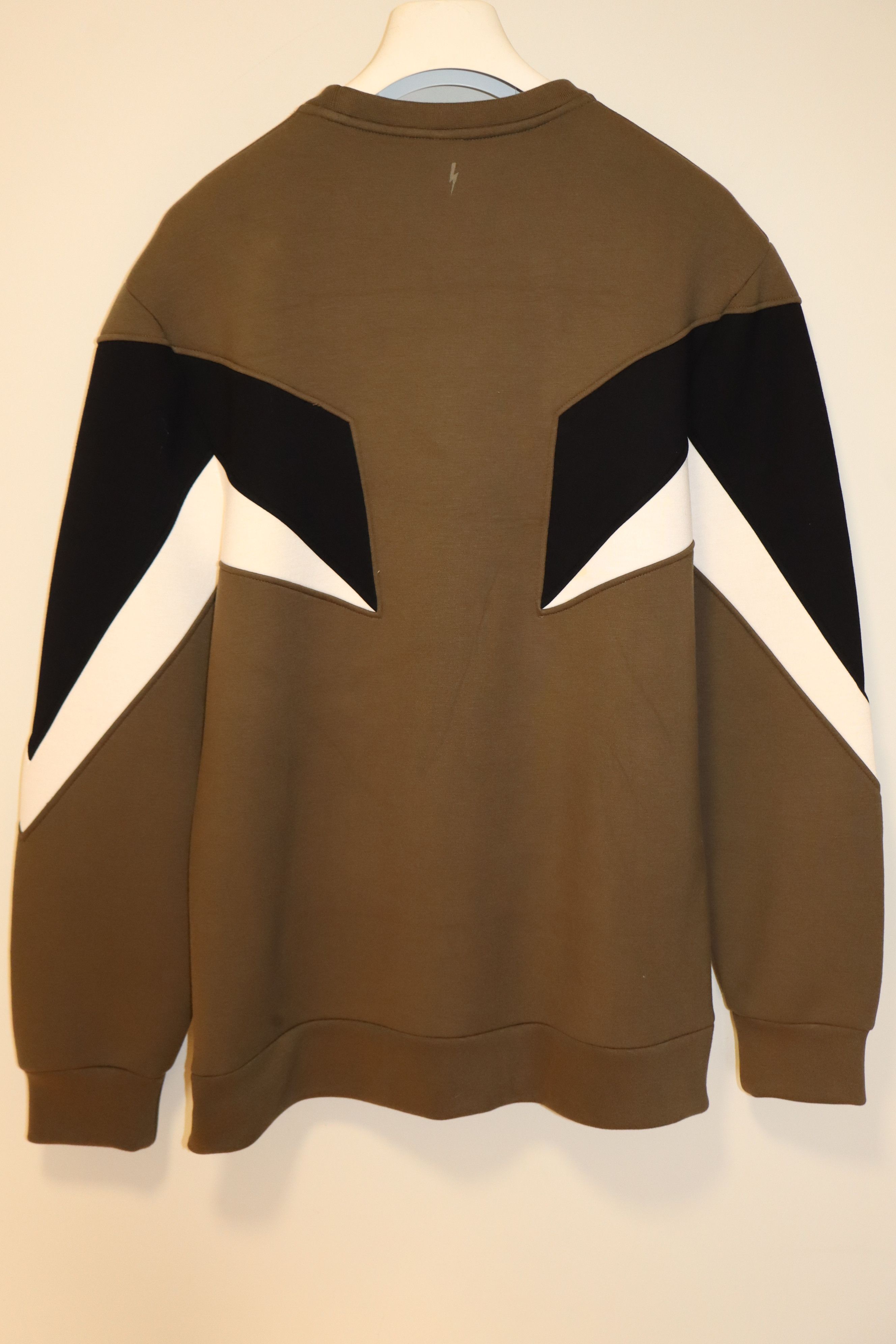 Neil Barrett Neoprene geometric sweatshirt Size US L / EU 52-54 / 3 - 6 Thumbnail