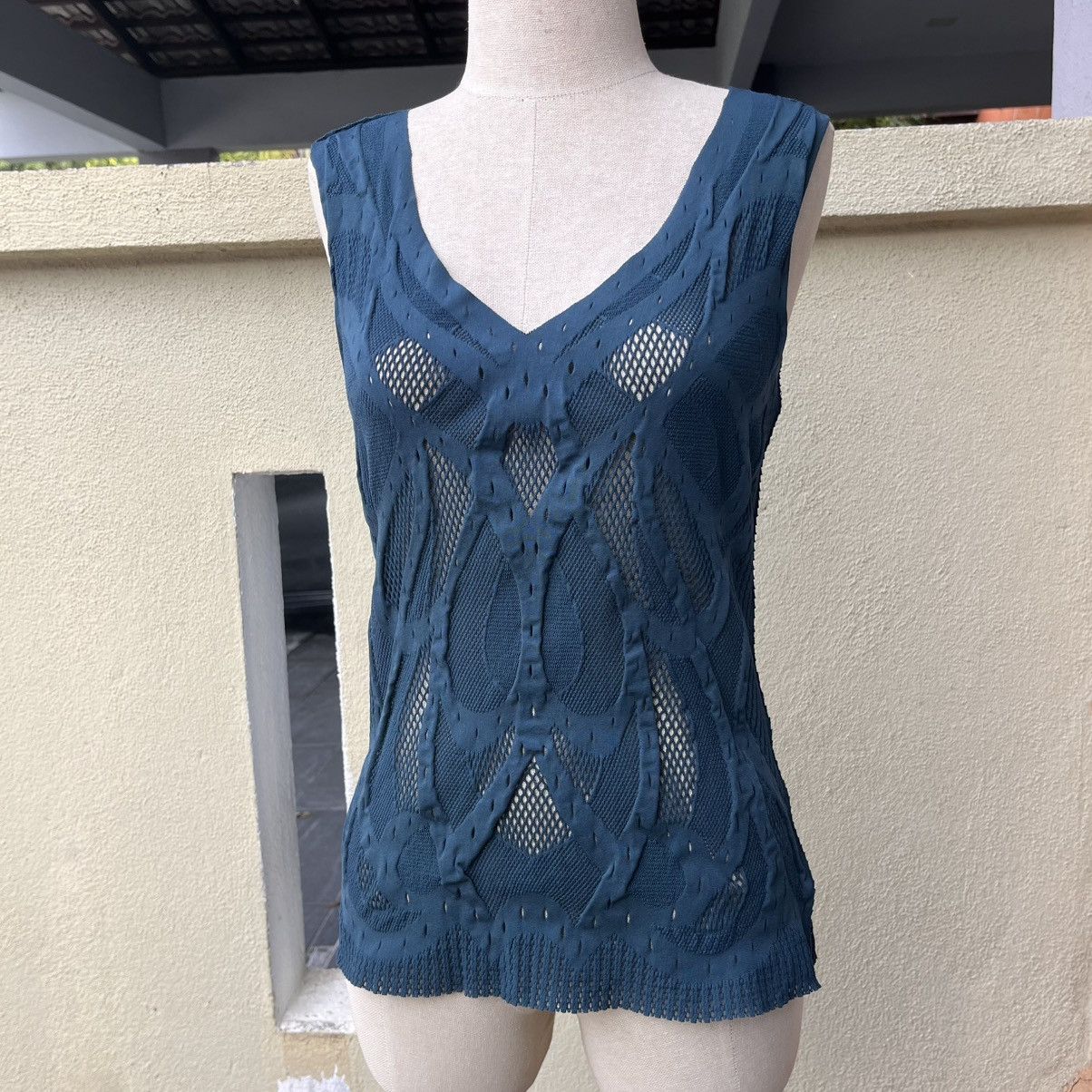 Japanese Brand Hiroko koshino tank top Size S / US 4 / IT 40 - 1 Thumbnail