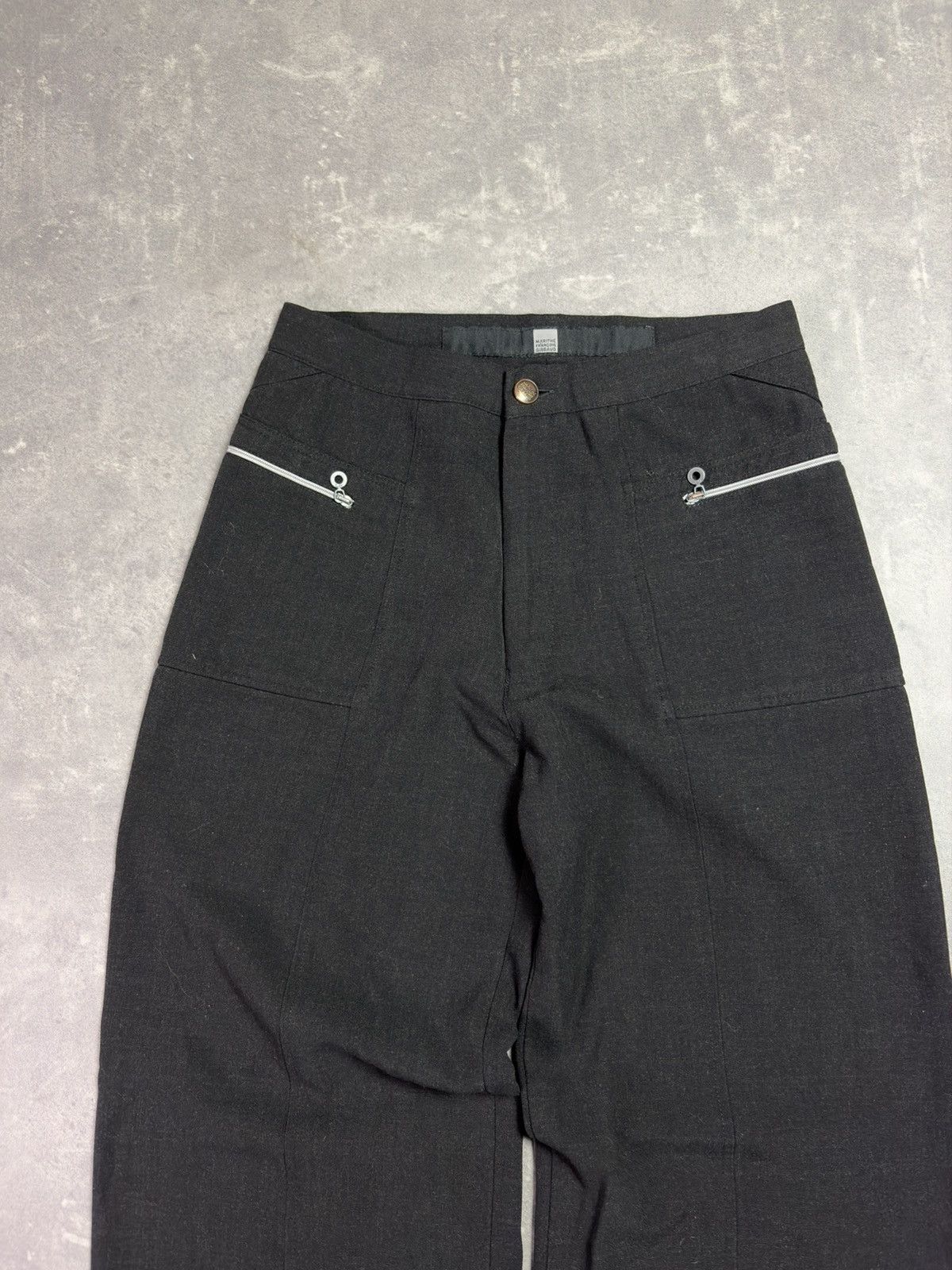 Marithe + Francois Girbaud 00s Marithe + Francois Girbaud Wide Leg Baggy Casual Pants S Size US 27 - 3 Thumbnail