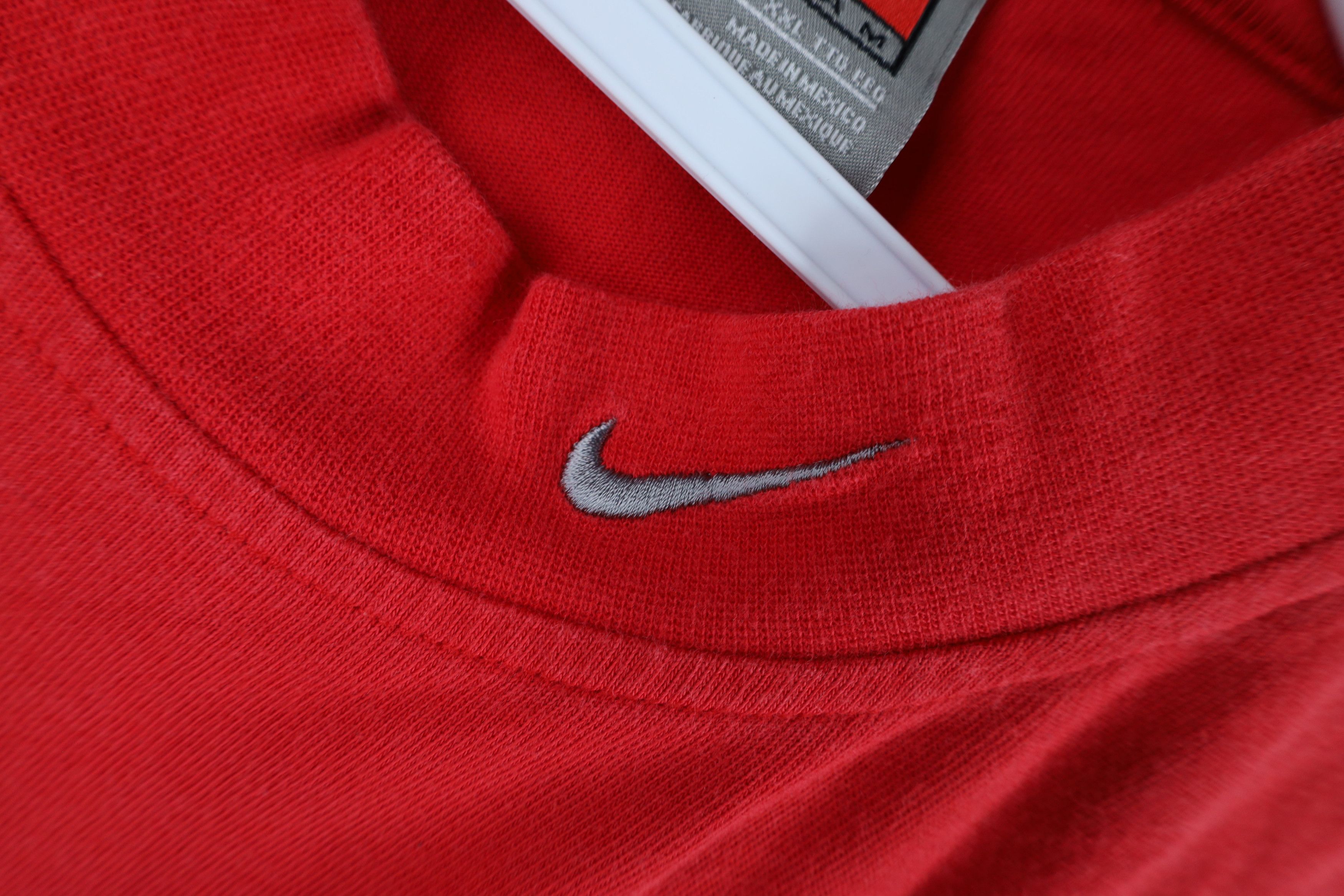 Nike × Vintage Vintage Nike Swoosh Ohio State University Mock Neck Shirt Size US XXL / EU 58 / 5 - 5 Thumbnail